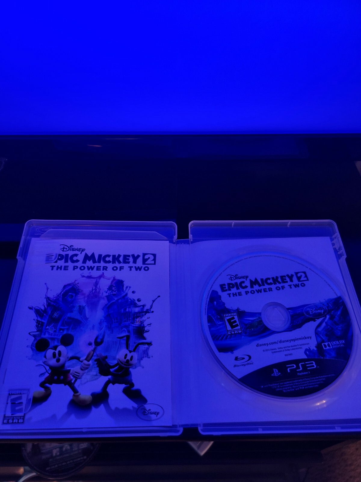 Disney Epic Mickey 2 The Power of Two (Sony PlayStation 3, 2012) PS3 Complete