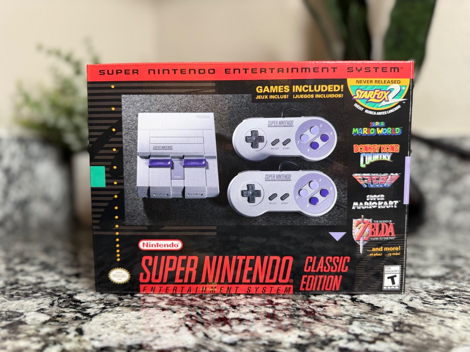 SNES Classic Edition Complete in Box + Official Nintendo SNES Wireless 🎮