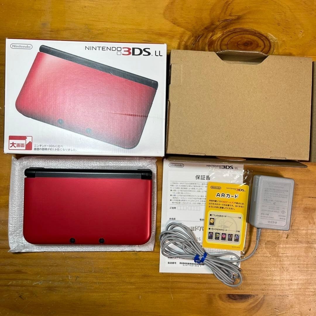 Nintendo 3DS LL Red x Black 6150 From Japan