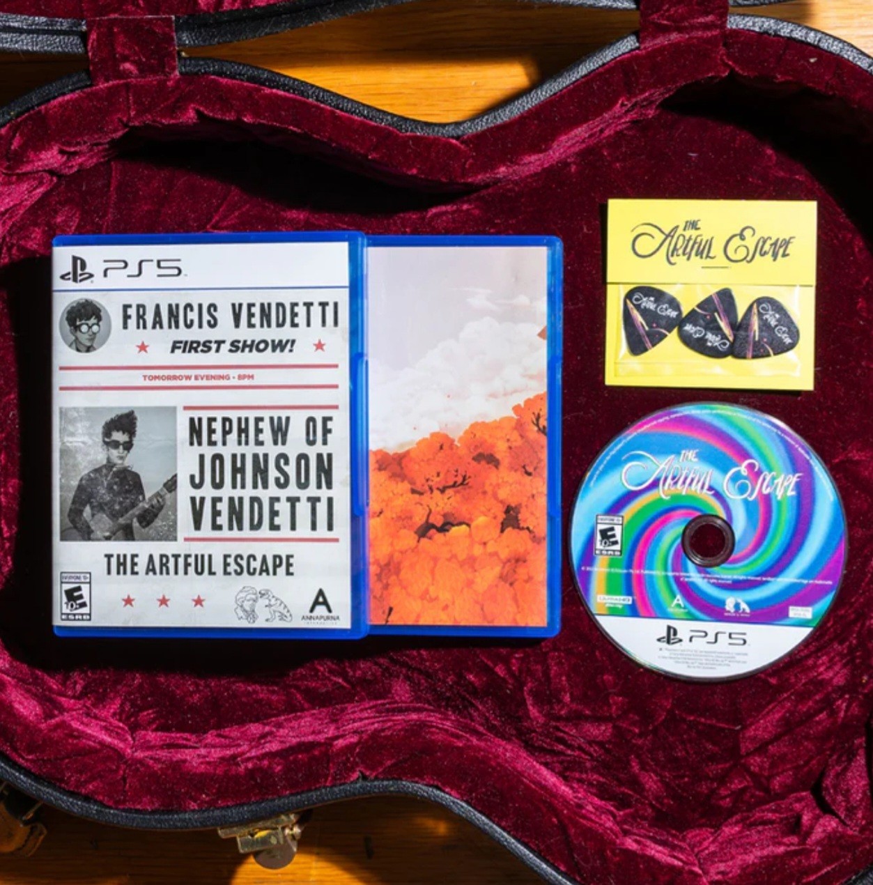 The Artful Escape (PS5) – RARE & Sold Out iam8bit Exclusive Edition with Extras!