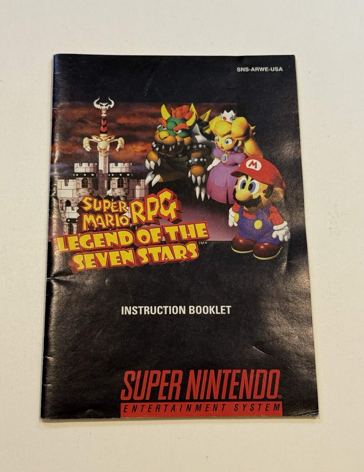 Super Mario RPG: Legend of the Seven Stars (Super Nintendo, 1996) W Manual