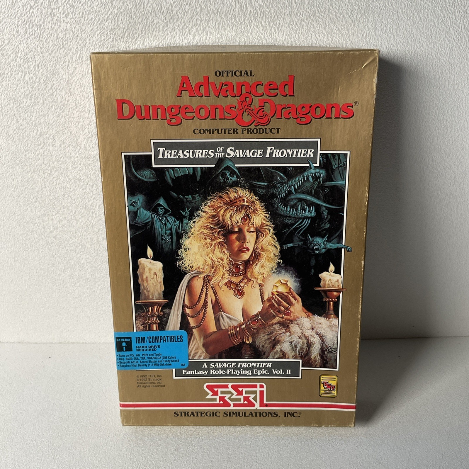 Dungeons & Dragons: Treasures of the Savage Frontier, 1992, Big Box