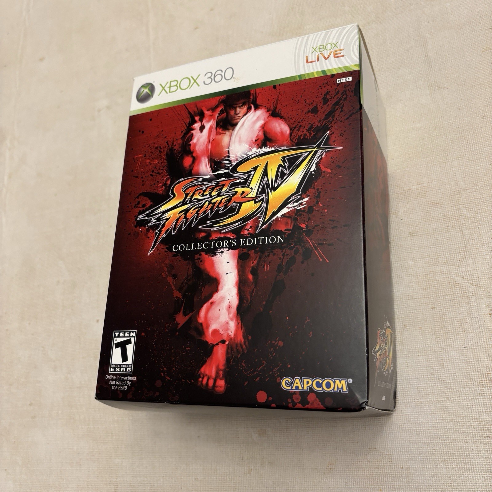 Street Fighter 4 Xbox 360 Collector’s Edition NO GAME NO FIGURE BONUS DISC ONLY!