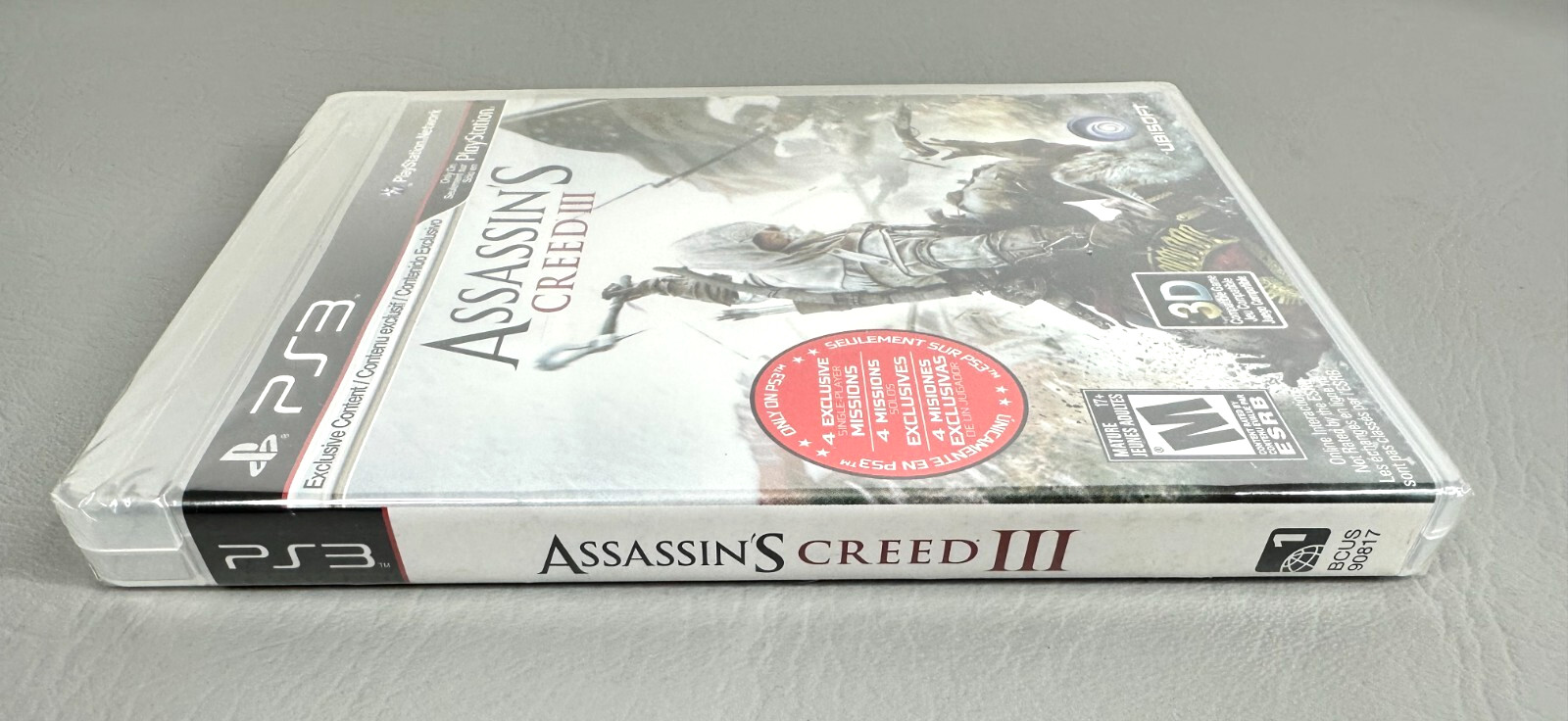 Assassin’s Creed III 3 (Sony PlayStation 3, 2012) PS3 Brand New Not for Resale