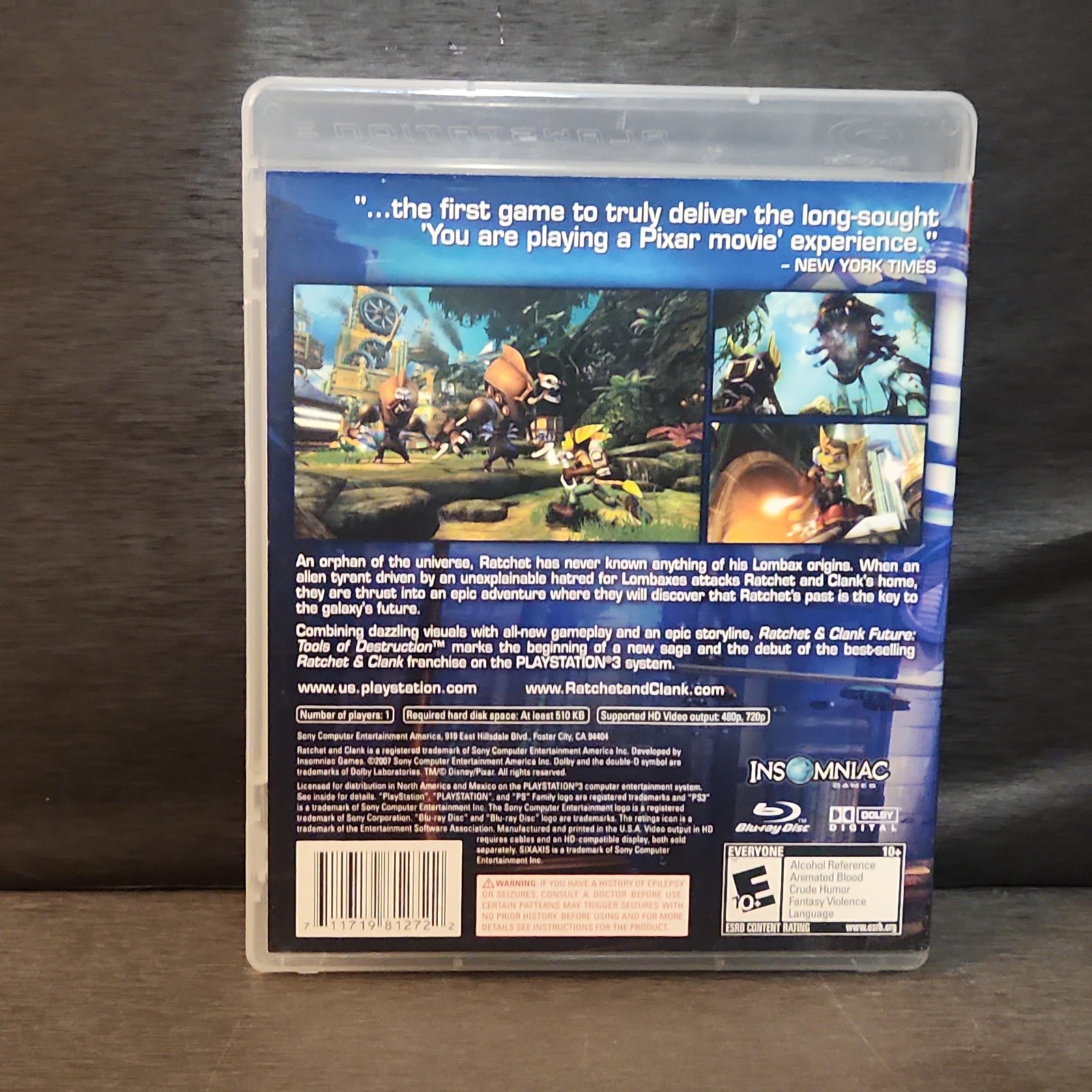 Ratchet and Clank Future Tools Of Destruction PS3 PlayStation 3 Game