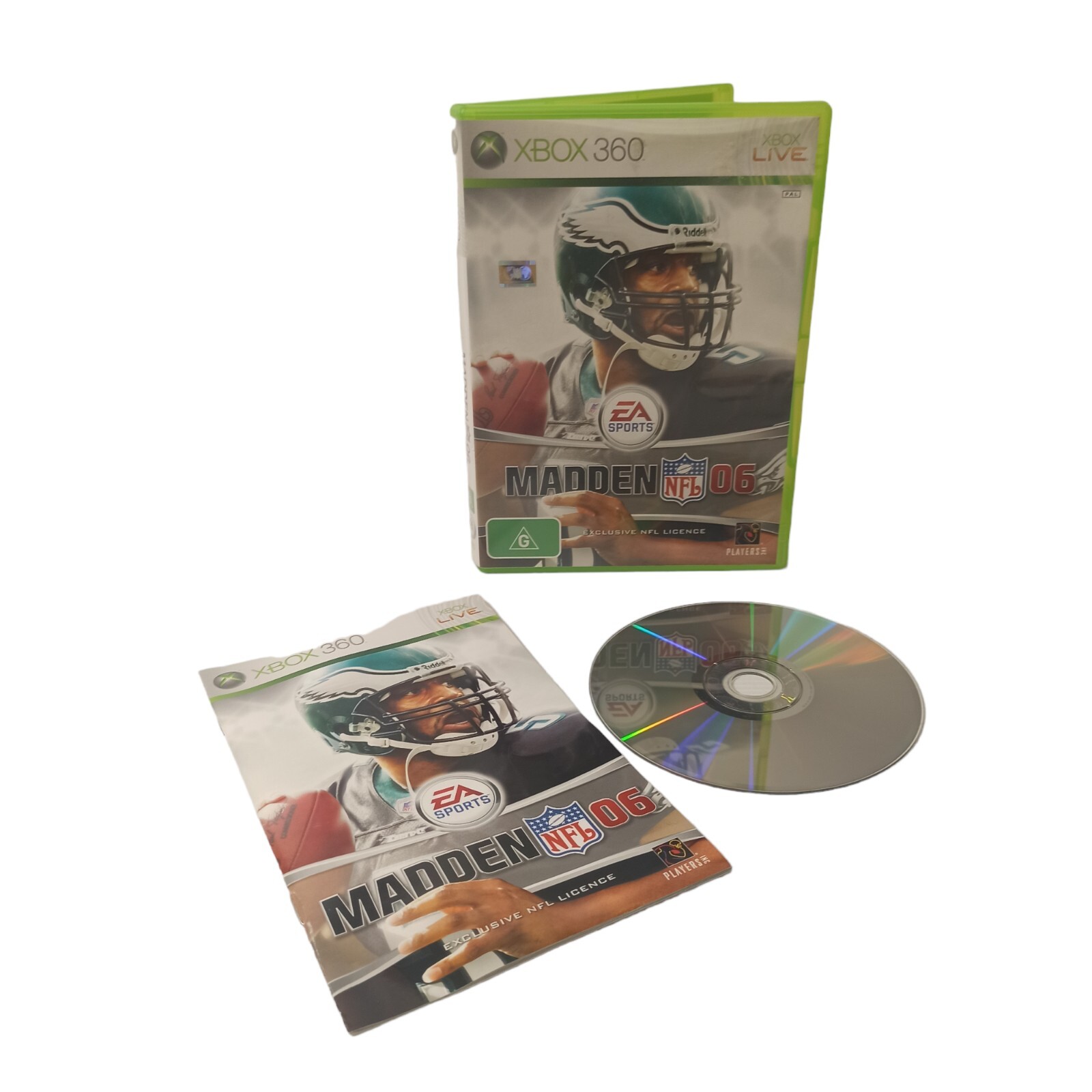 Xbox 360 Microsoft Madden NFL 06 Video Game American Football Sports Gridiron