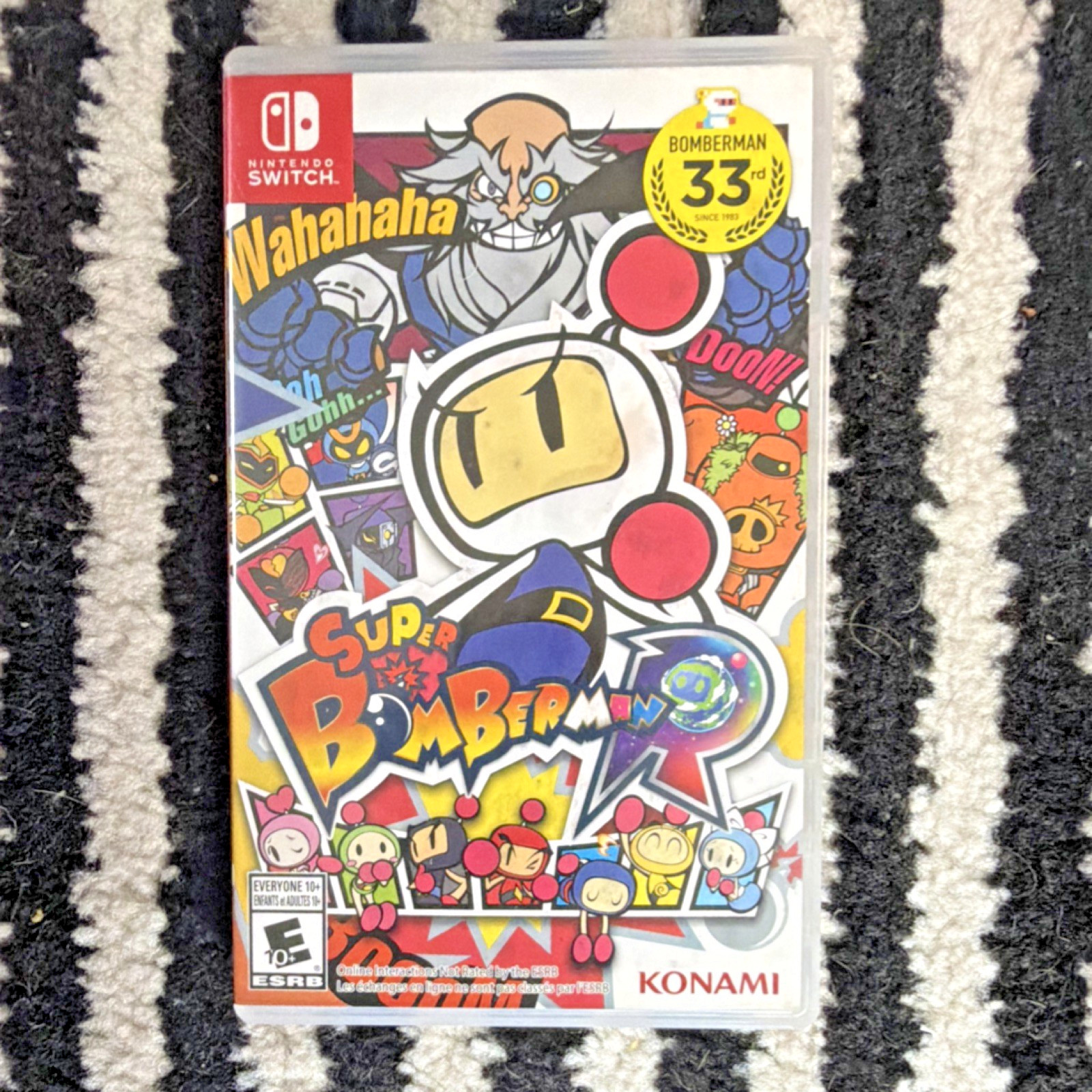 Konami Super Bomberman R Nintendo Switch Action & Battle w/ Case & Cartridge