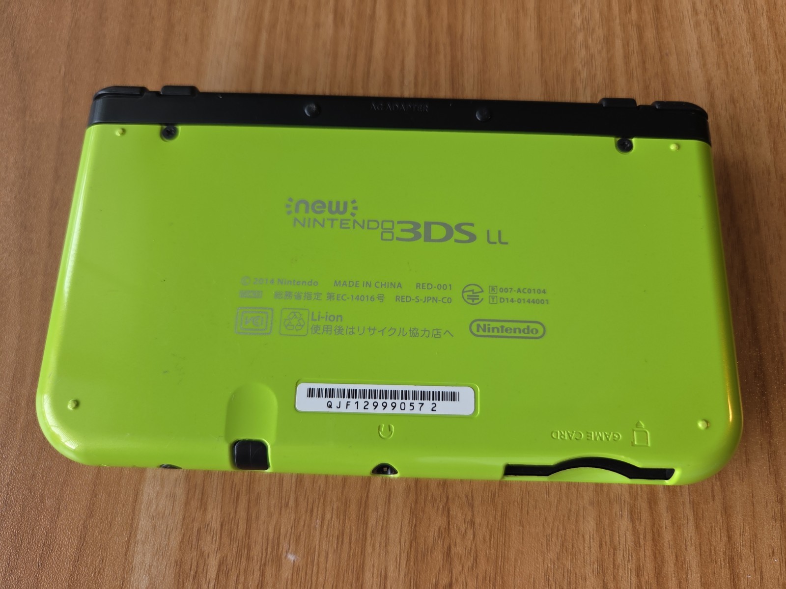 Nintendo NEW 3DS XL LL Lime Green Console Japan Region Locked US SELLER