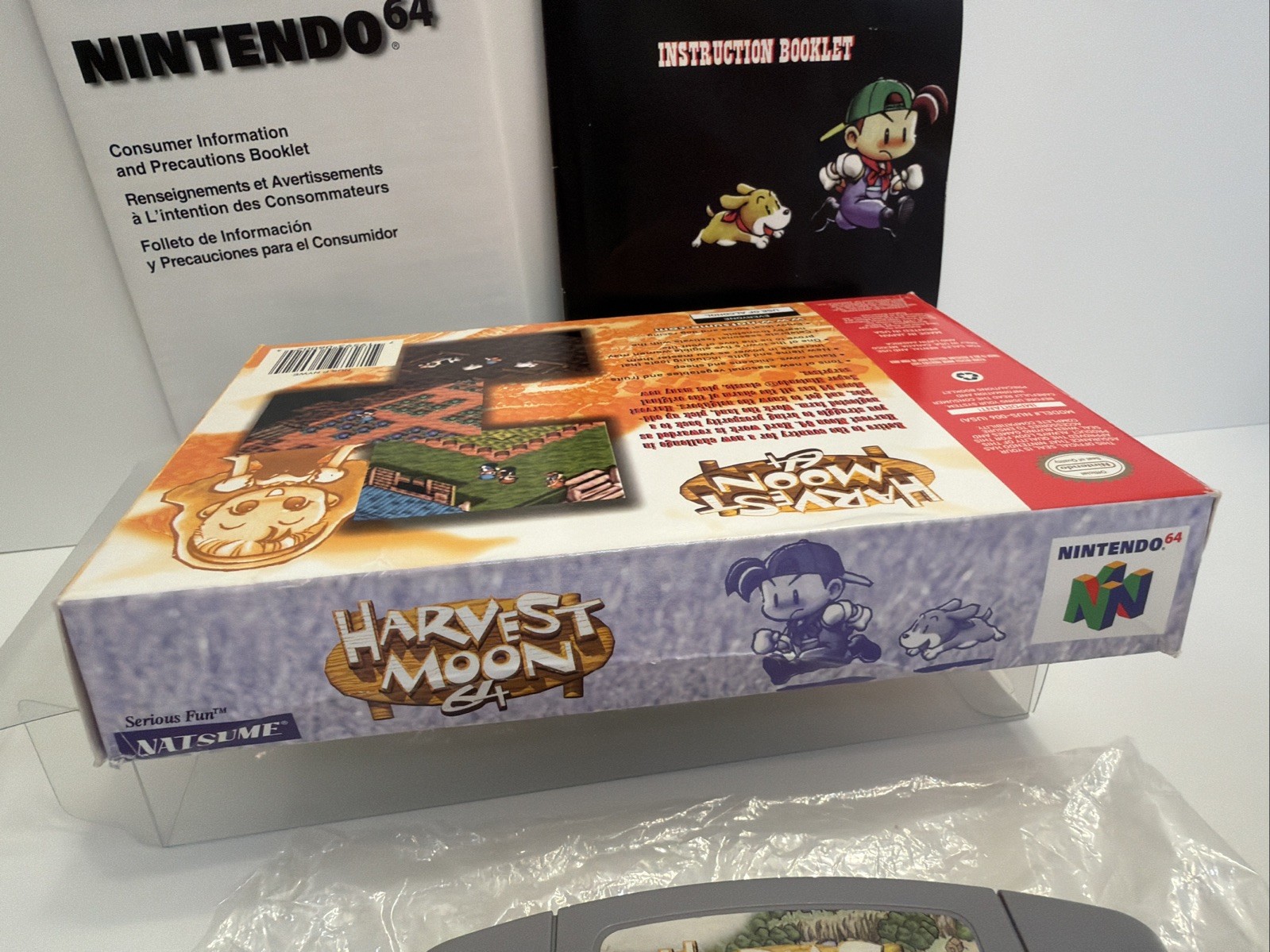 Harvest Moon 64 Nintendo 64 N64 Authentic Complete In Great Box! CIB