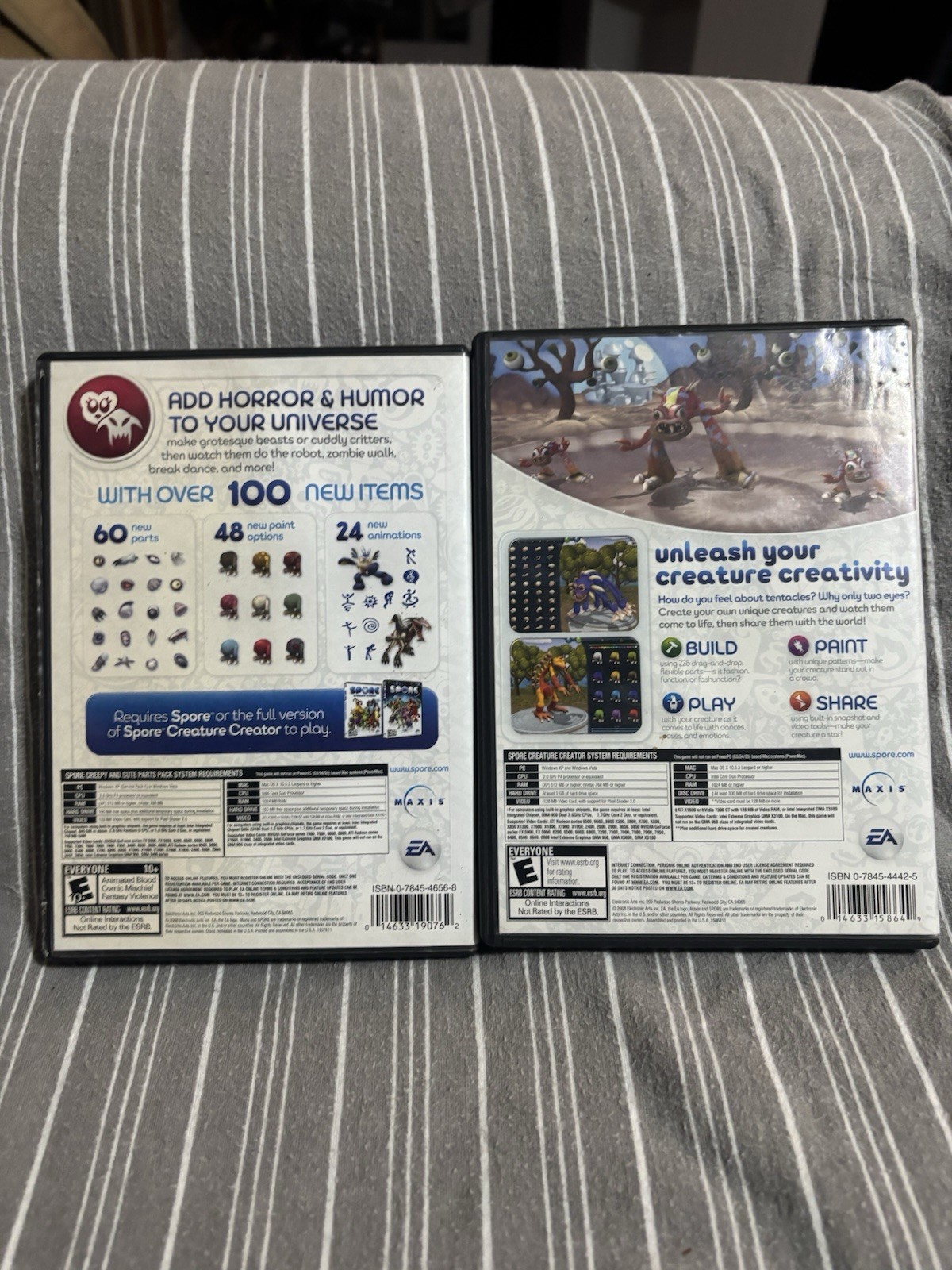 Electronic Arts Spore Creature Creator + Creepy & Cute Parts Pack PC E10+ NTSC