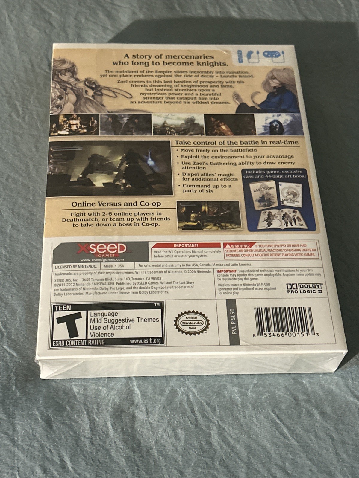 The Last Story Soundtrack Bundle (Nintendo Wii, 2012) New Factory Sealed