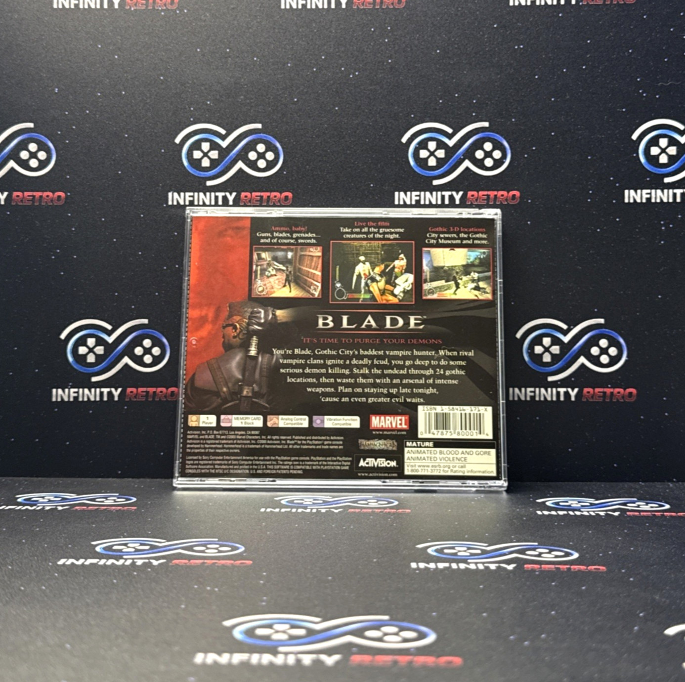 Blade Sony PlayStation 1 PS1 CIB Complete Refurbished & Tested Free Shipping