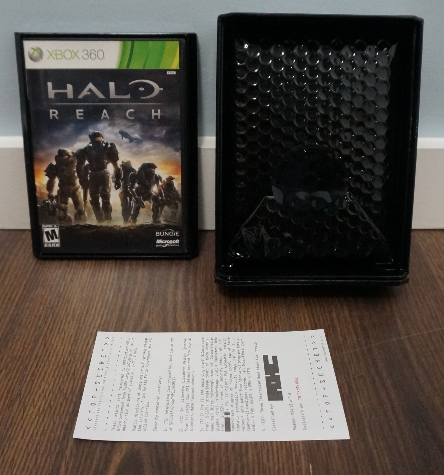Halo Reach [Limited Edition] (Microsoft Xbox 360) – Complete Copy; Unplayed Disc