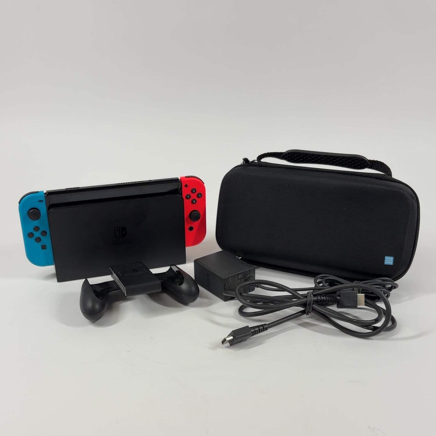 Nintendo Switch OLED Console Gaming System HEG-001 Red/Blue