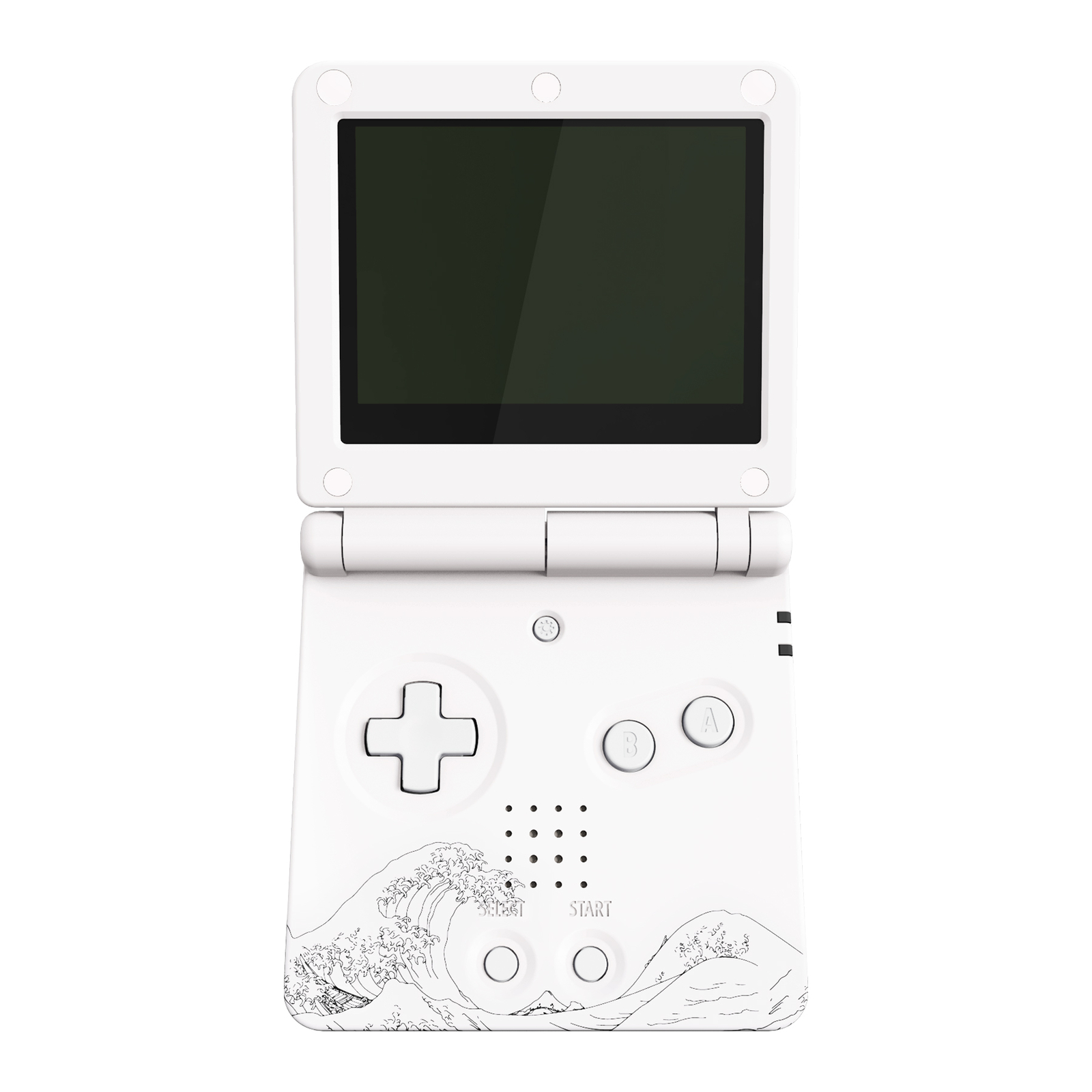 IPS GBA SP Upgraded Housing Shell Buttons Replacement Kit for Gameboy Advance SP