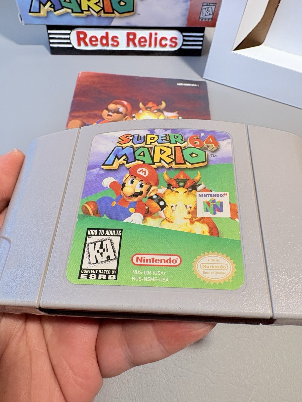 Super Mario 64 Nintendo N64 1996 Complete CIB – Authentic – Very Good Condition