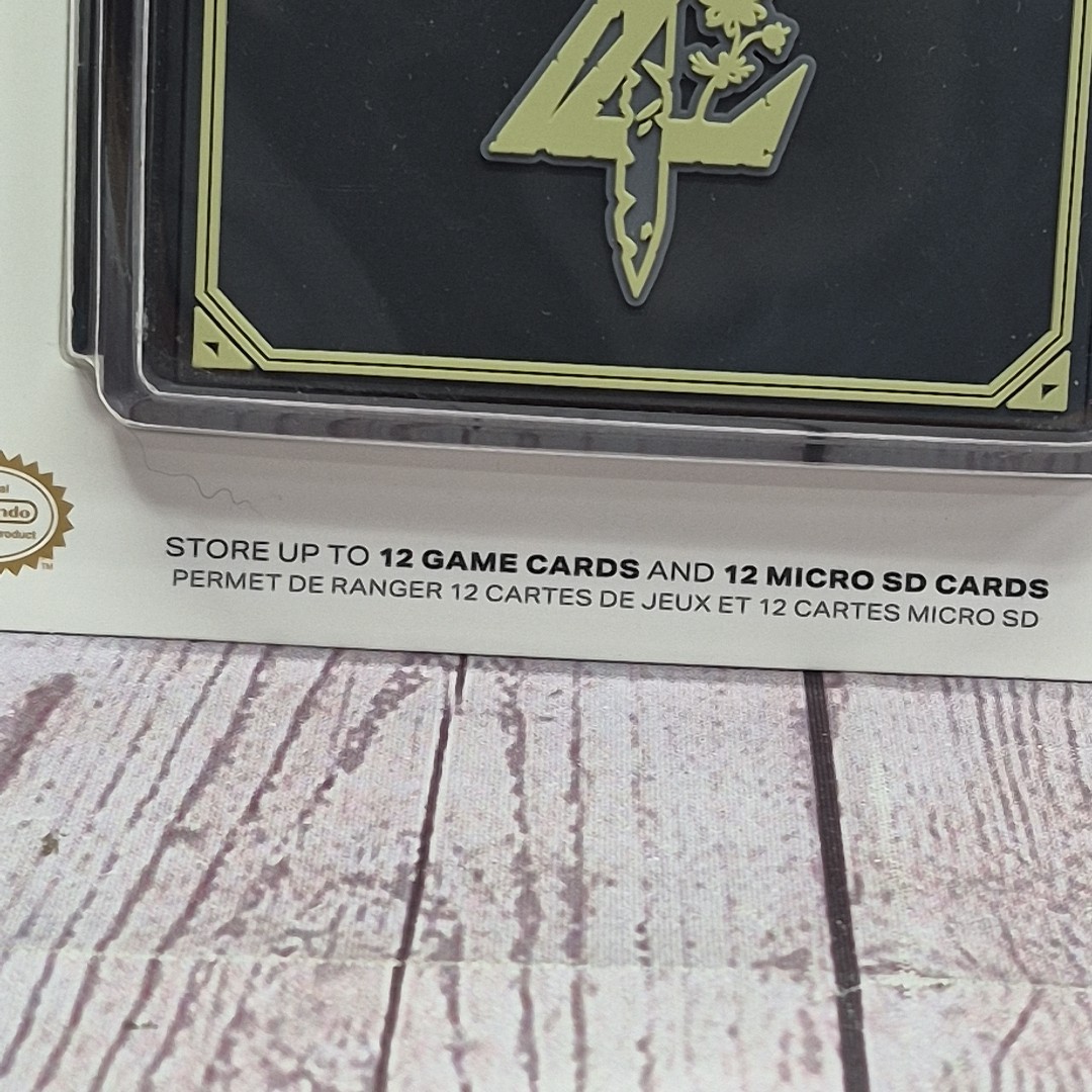 Nintendo Switch The Legend of Zelda Black Game Card Case Licensed, Sealed