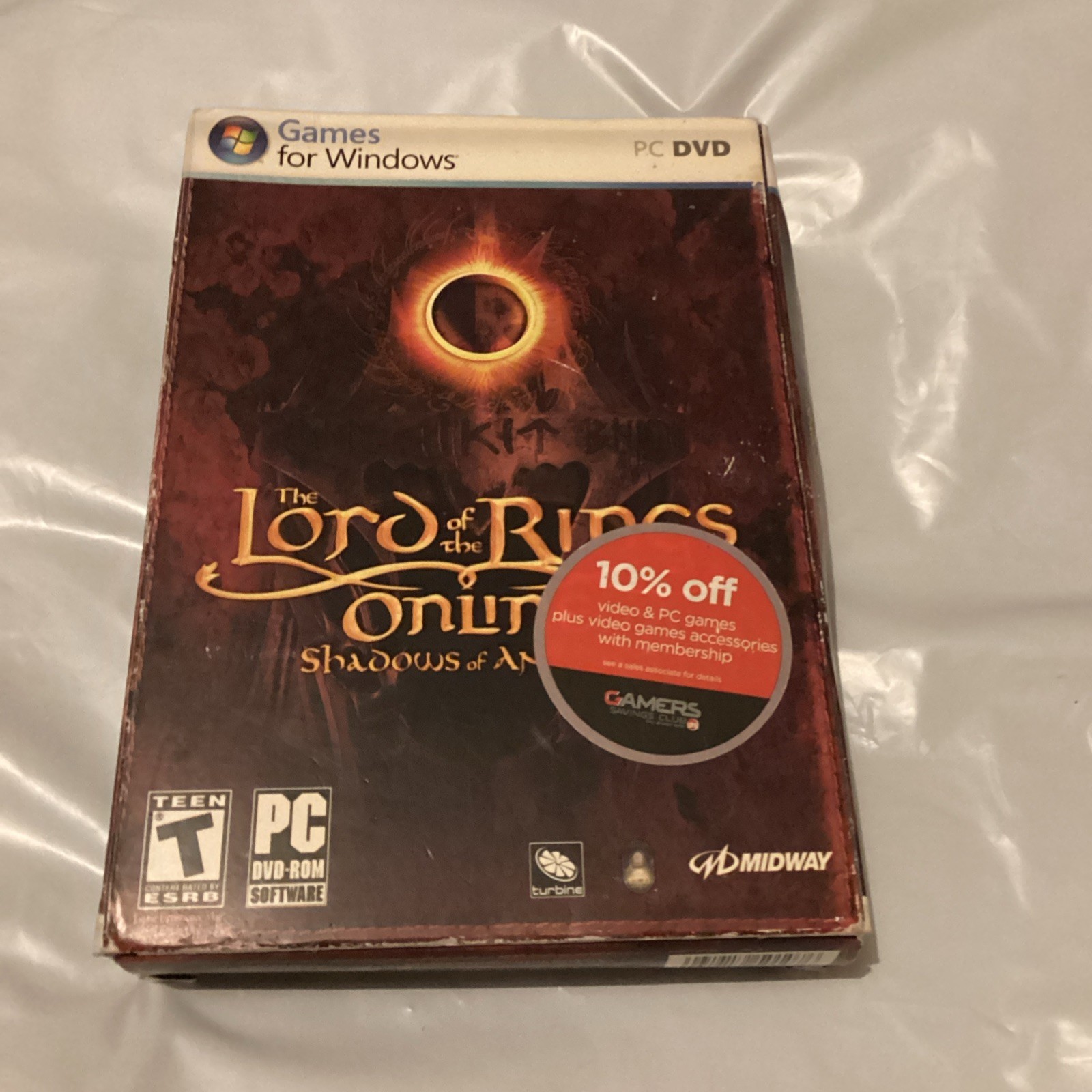 The Lord of the Rings Online: Shadows of Angmar (PC DVD-ROM) ***New***