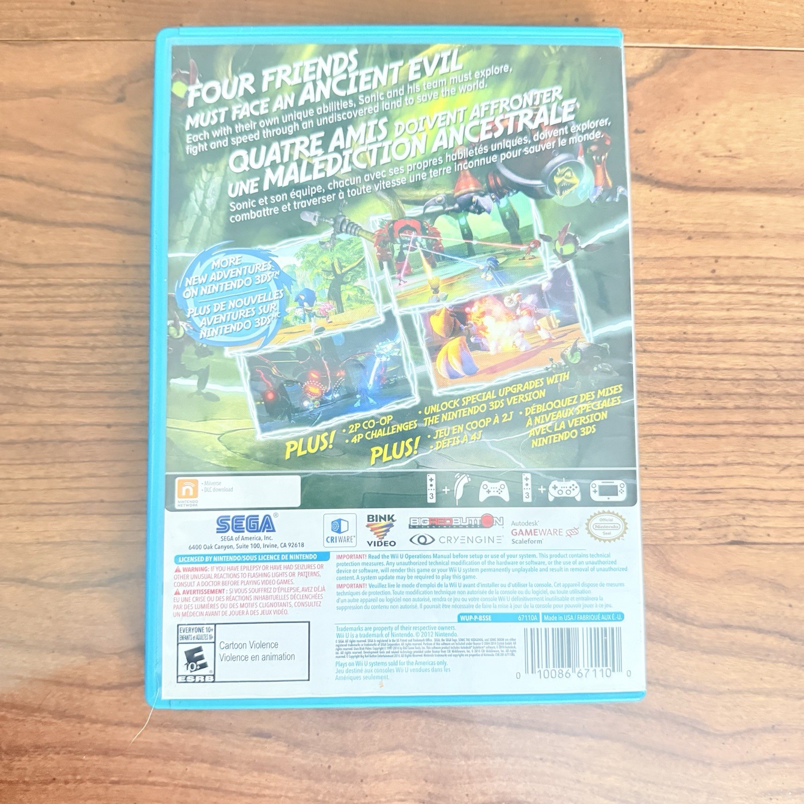 Sonic Boom: Rise of Lyric – Nintendo Wii U