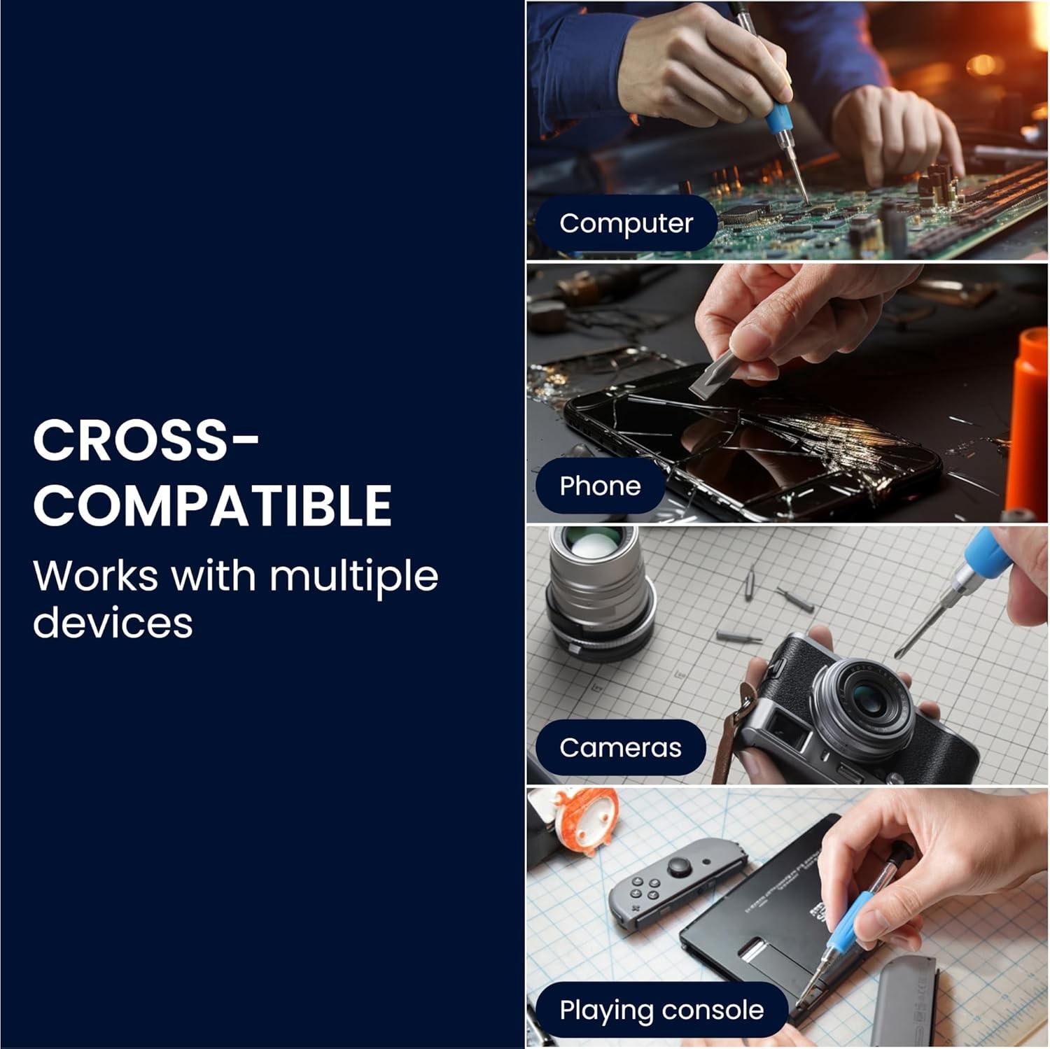 Nintendo Screwdriver Set – for NS Switch, NES/SNES/N64 & Game Boy Consoles