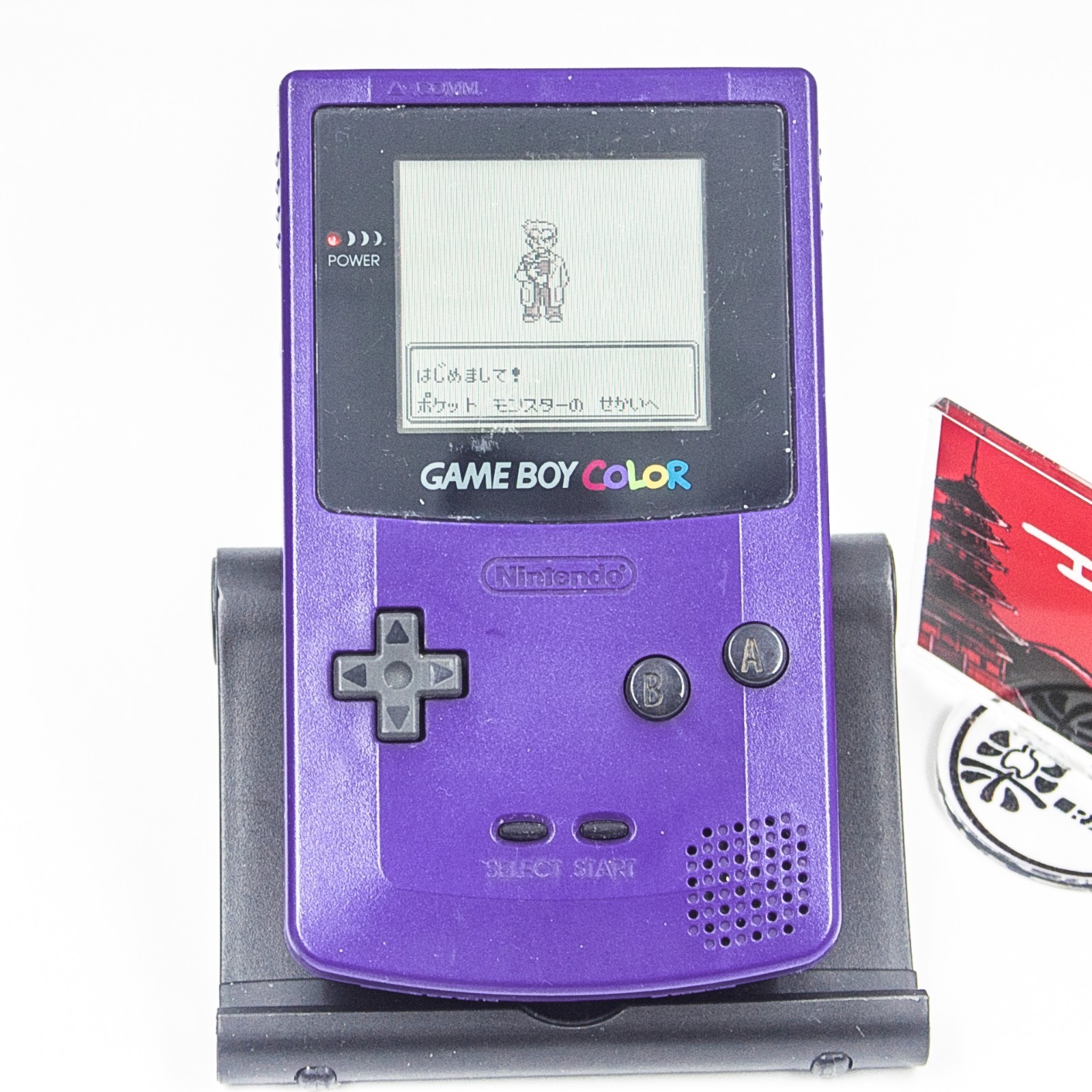 Nintendo Game Boy Color Purple & Pocket Monsters Red Japanese