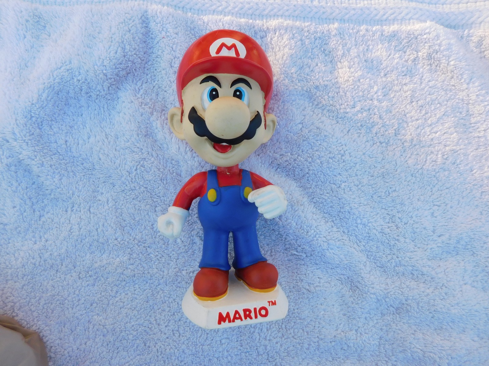 2001 BD&A Nintendo Vintage Bobblehead Mario, Rare, Mario Bros. Toysite