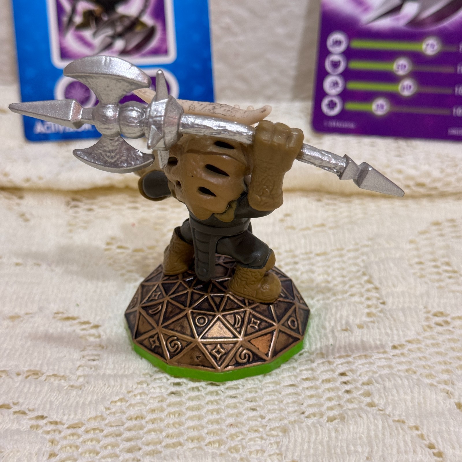Skylanders Spyro’s Adventure Voodood Figure Card Sticker SSA Magic Element