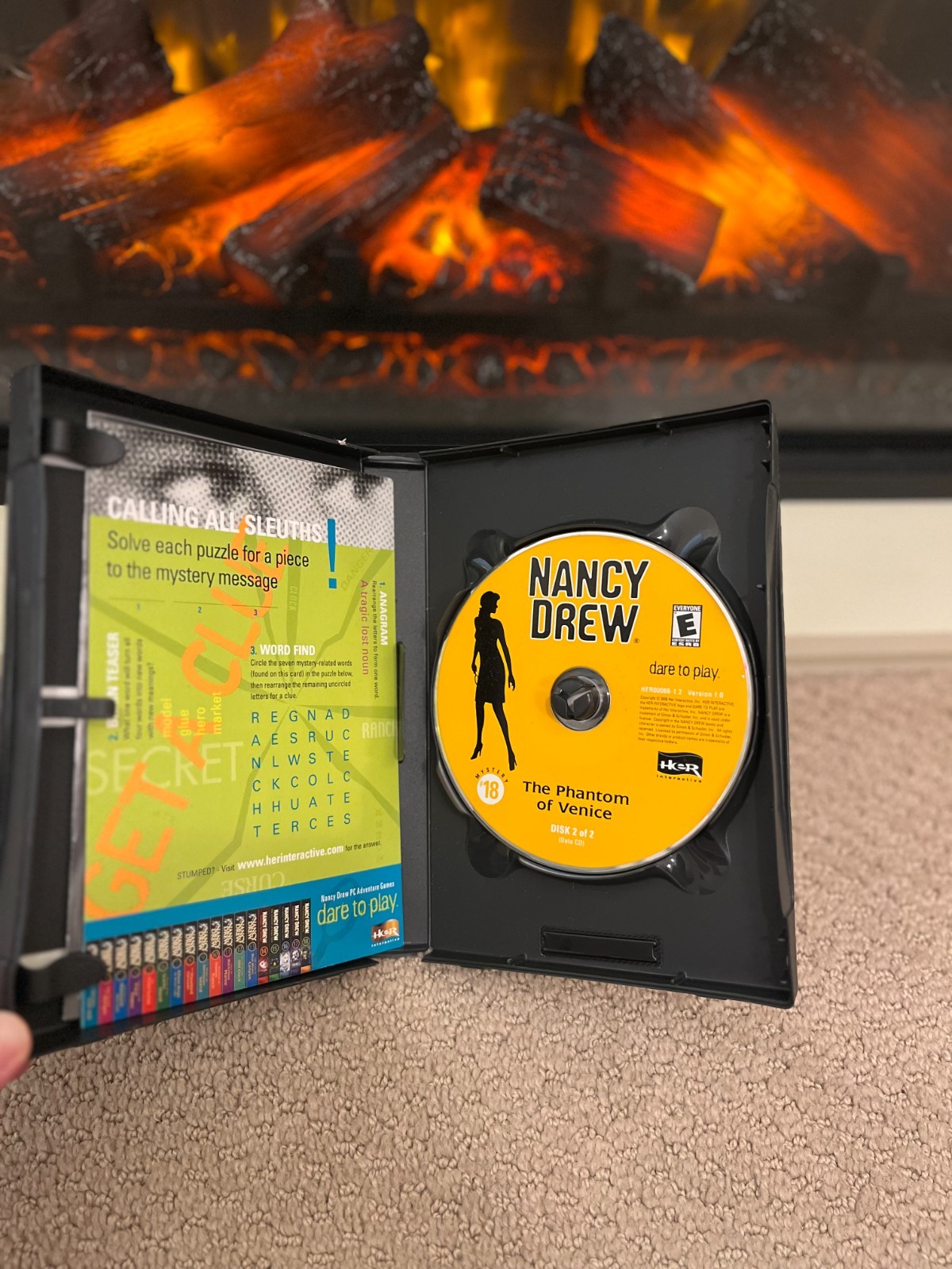 Her Interactive Nancy Drew: The Phantom of Venice PC CD-ROM Mystery (2008) E