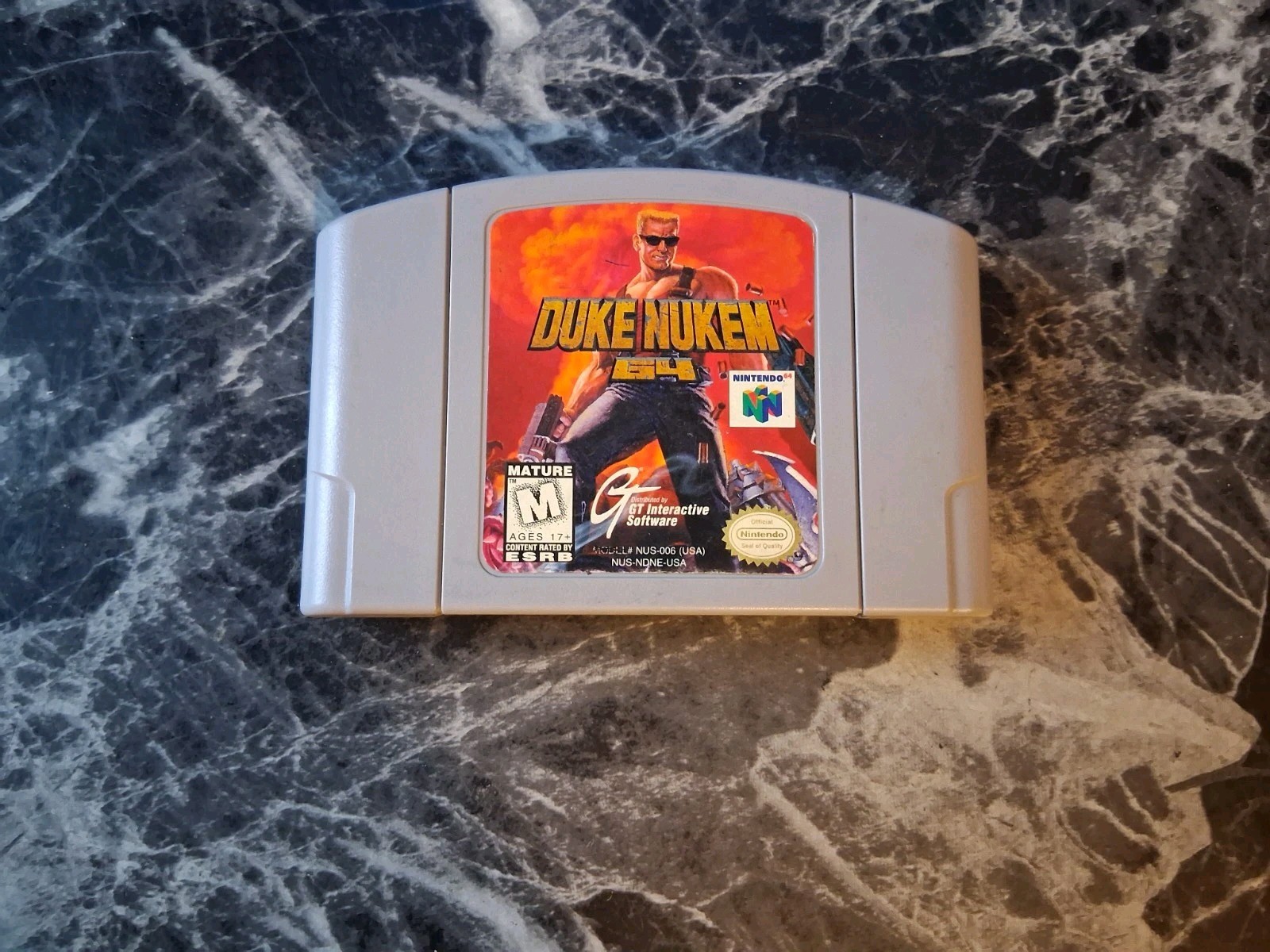 Duke Nukem 64 N64 Authentic Contacts Cleaned