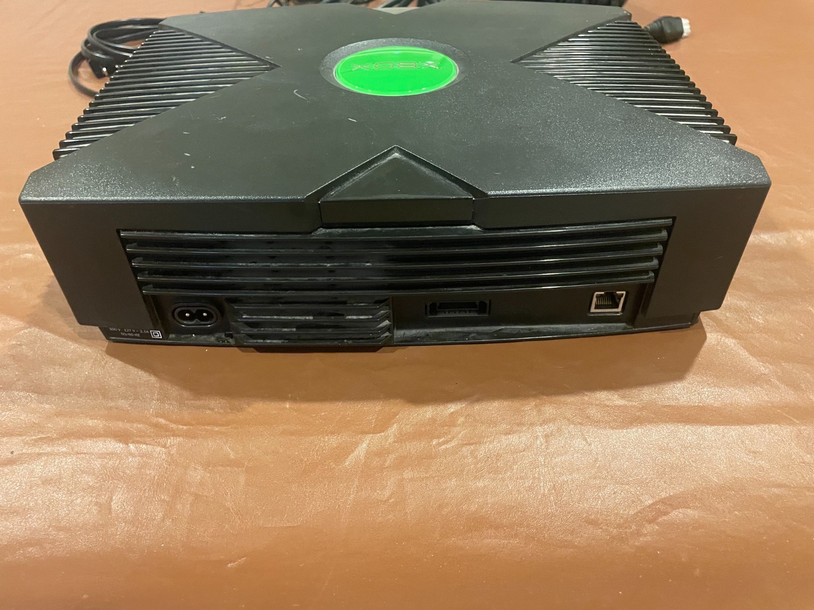 Original Microsoft Xbox Console-2 Controllers-Play & Charge Kit-MadKatz RF Adapt