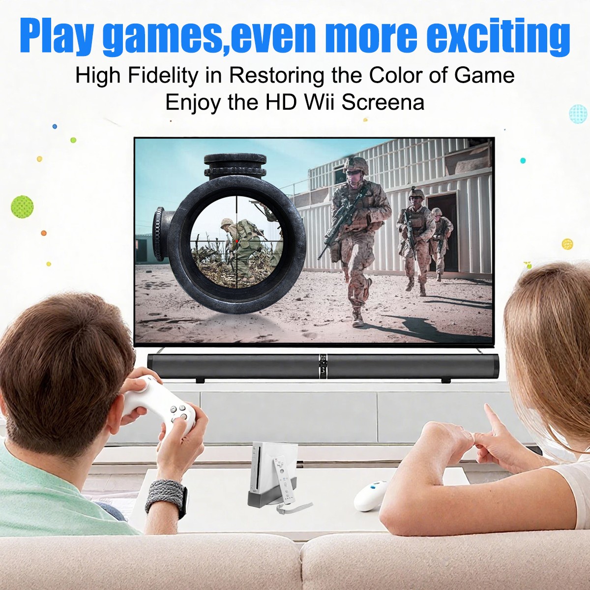 4.9ft N64 To HDMI Converter HD Link Adapter Cable for Nintendo/Gamecube/SNES/SFC