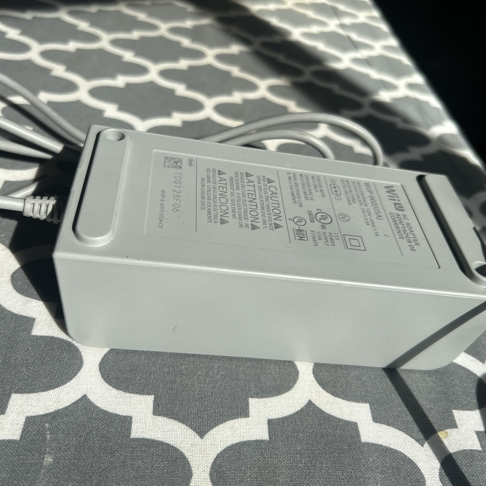 Wii U AC Adapter Power Supply WUP-002 for WUP-001 WUP-101 OEM OFFICIAL Read