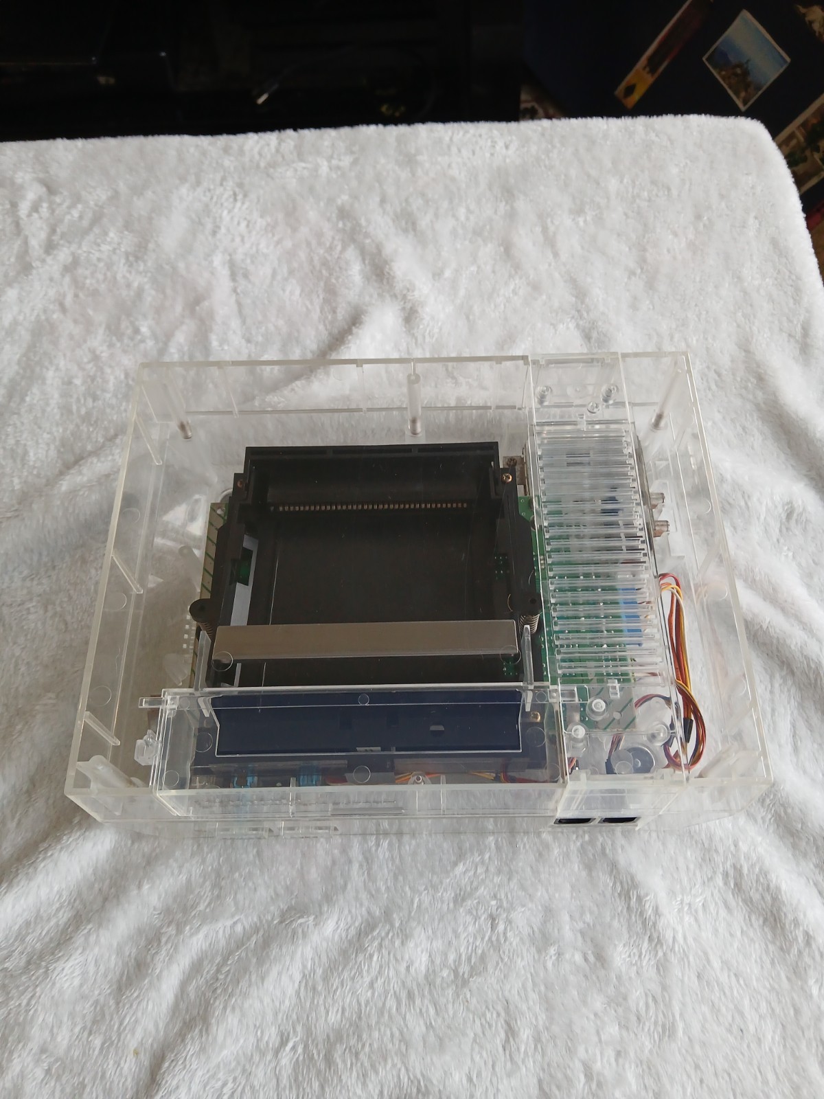 Crystal Clear Nintendo Entertainment System NES Console NES-001 Tested Works