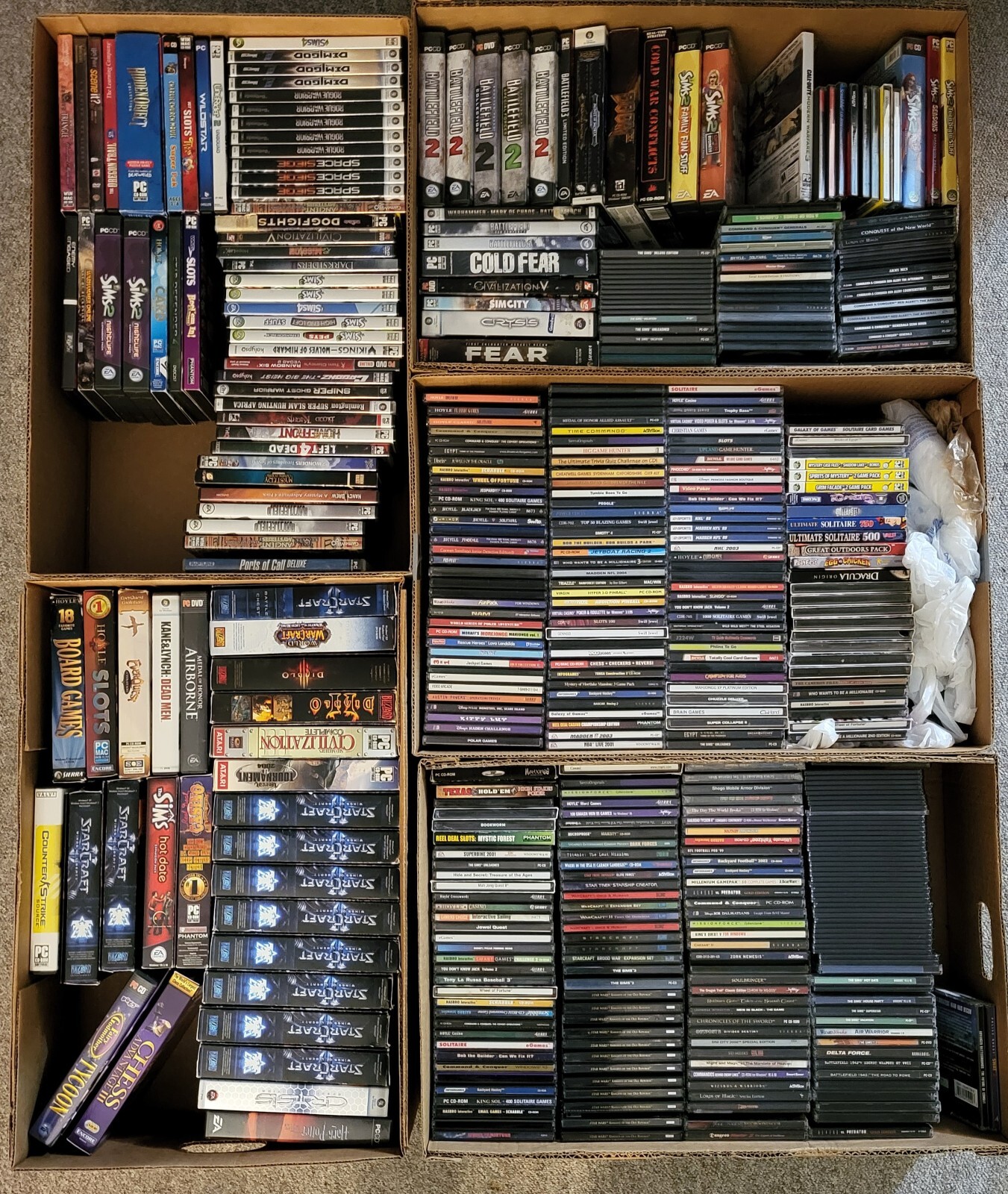 HUGE Lot of PC GAMES – Classics, Hard To Find, Vintage, Rare, Modern – U PICK