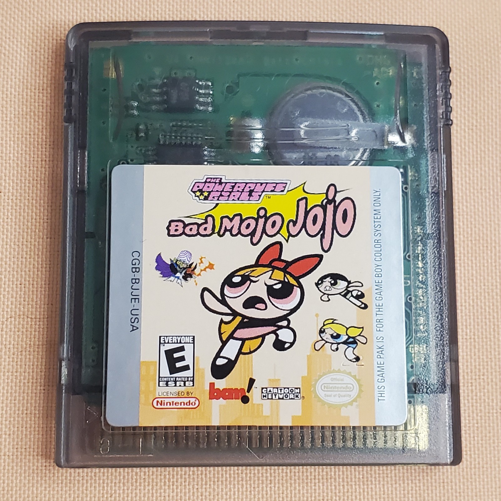 GBC Game: The Powerpuff Girls Bad Mojo Jojo