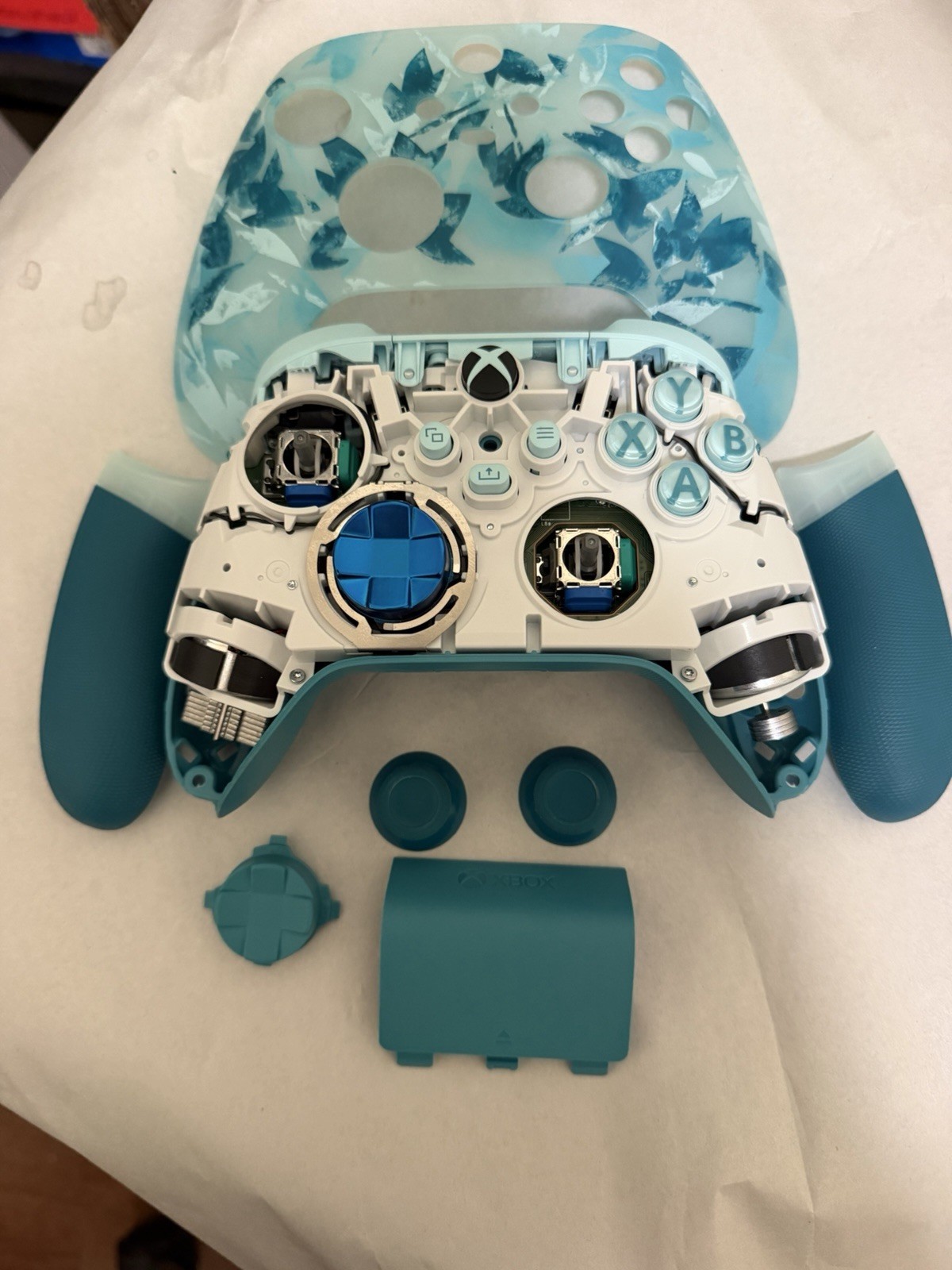 K Silver TMR Special Edition Ice Breaker Xbox Wireless Controller (Metal D Pad)