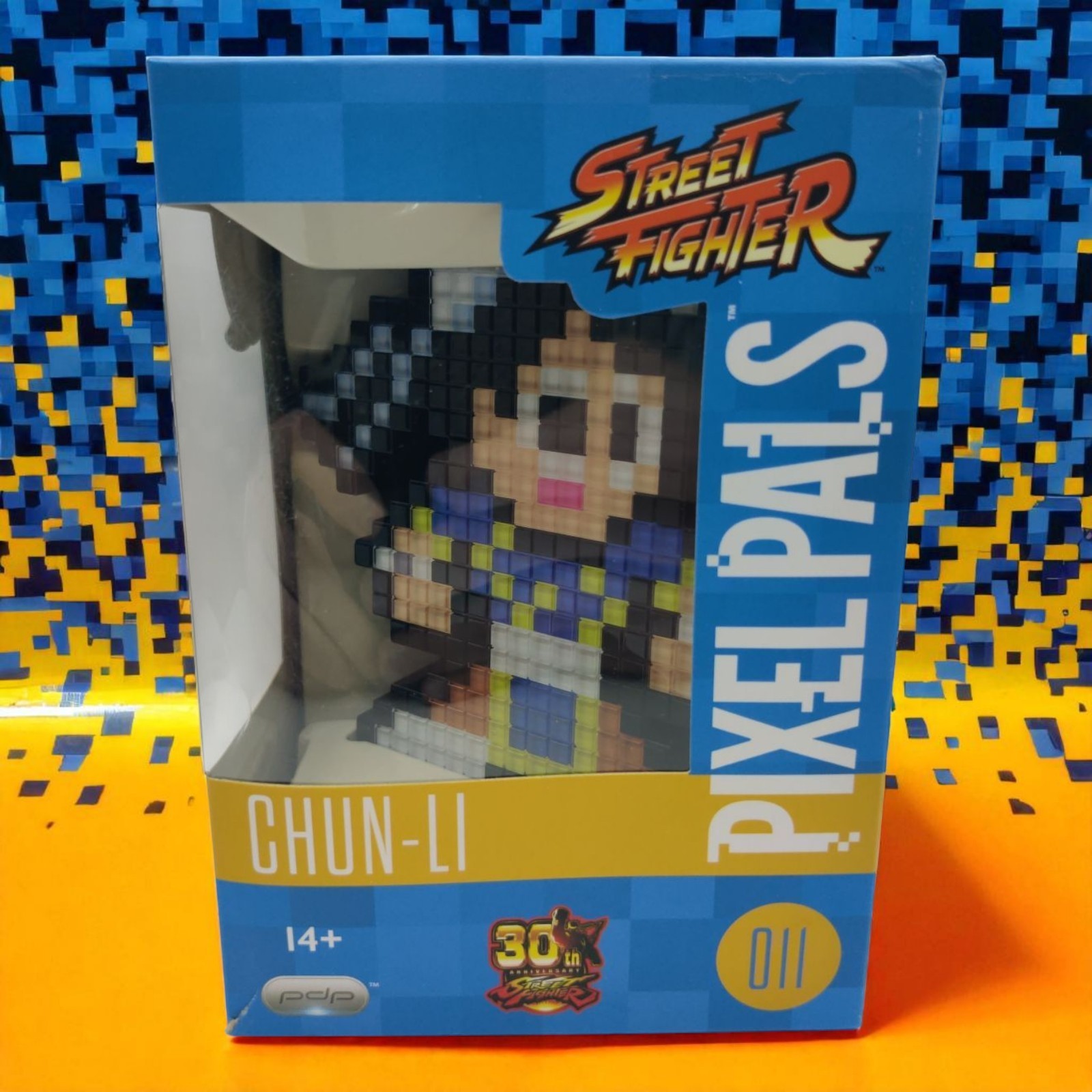 PDP Pixel Pals Street Fighter Chun-Li 011 Light Up Figure 30th Anniversary New