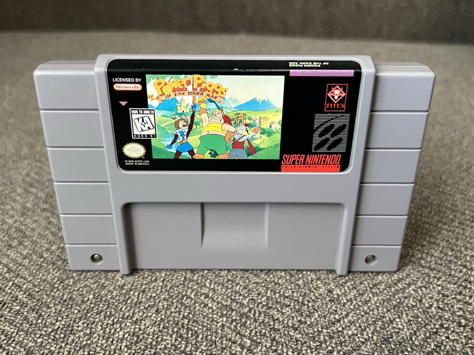 Power Piggs of the Dark Age (Super Nintendo Entertainment System, 1996)