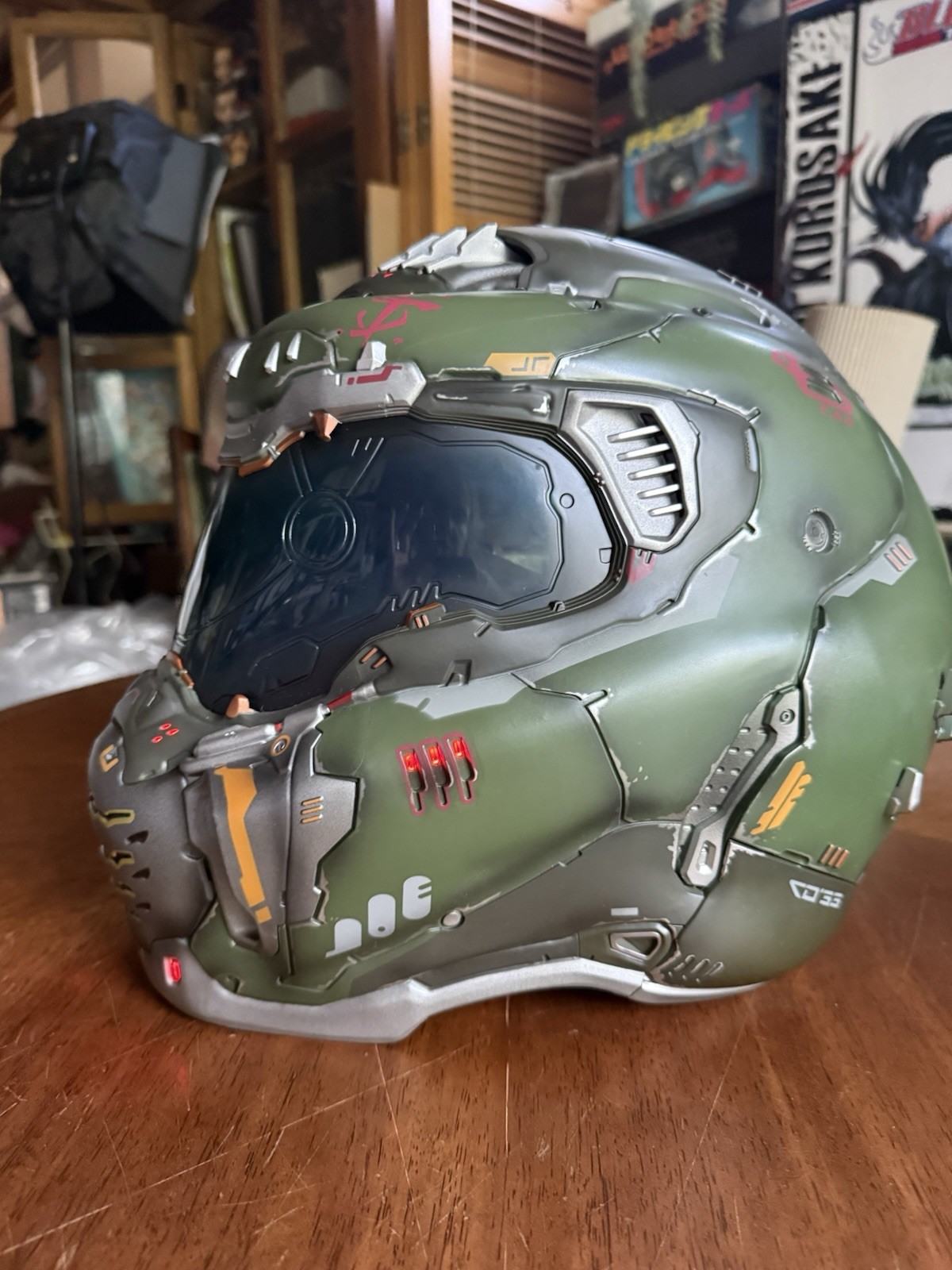 Doom Eternal Collector’s Edition Wearable Helmet Rare In Stock LED Light Up