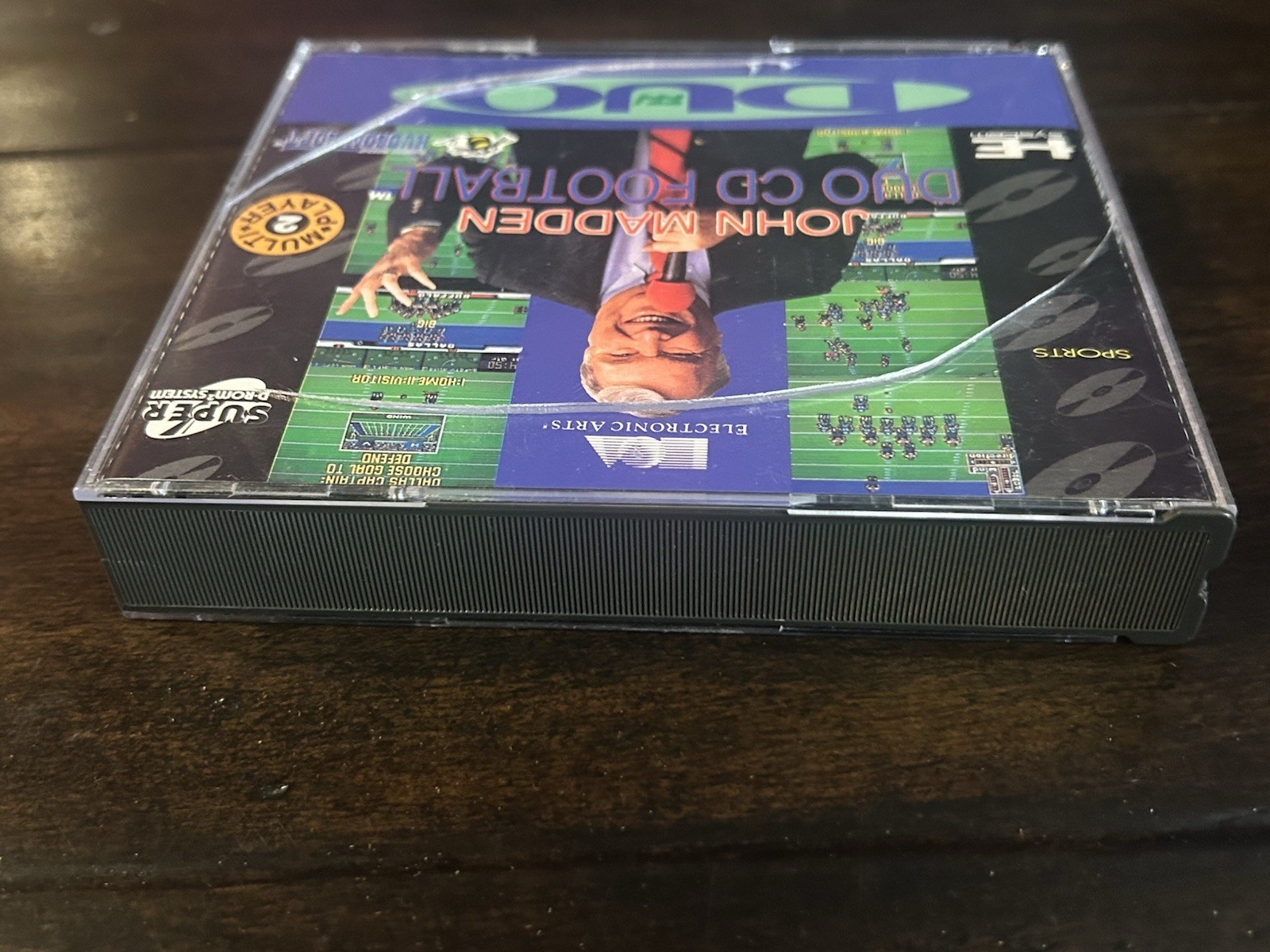 John Madden Duo CD Football TurboGrafx 16 CD Duo W/ Case Tested & Working