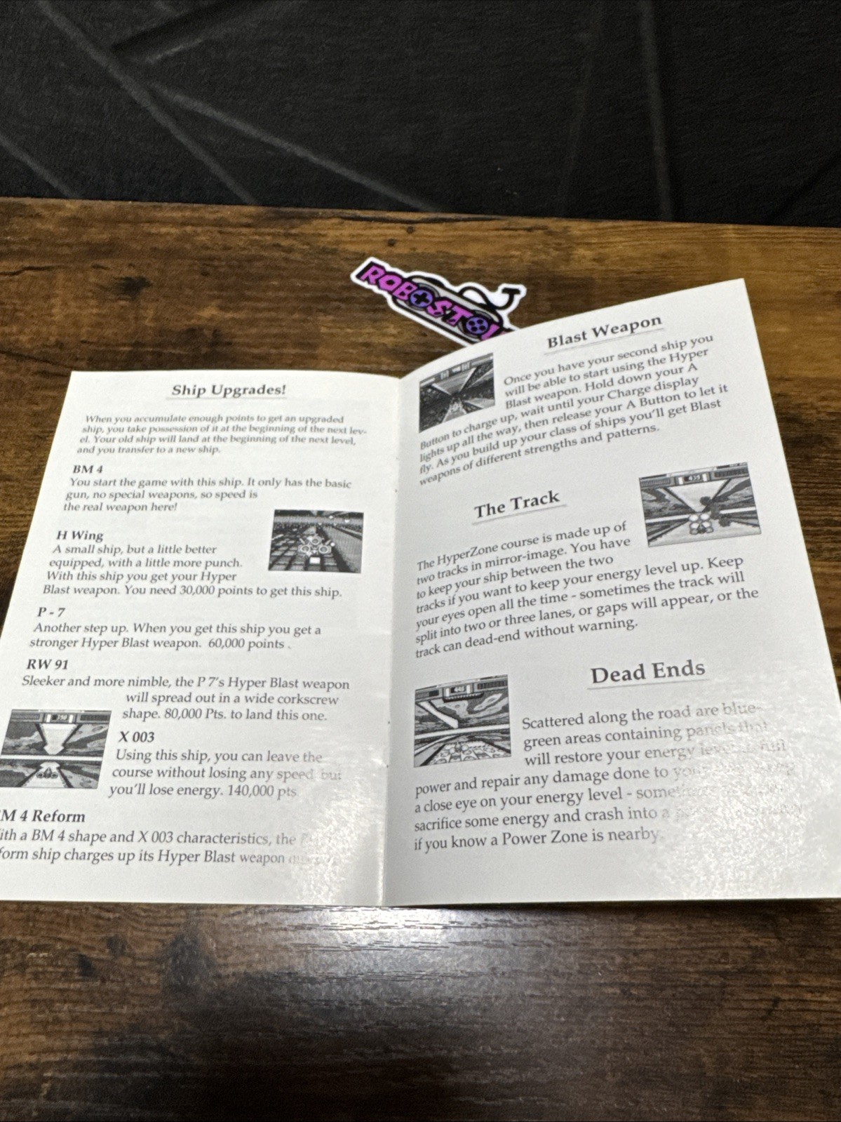 Hyperzone (Super Nintendo SNES) Manual instruction booklet only⭐