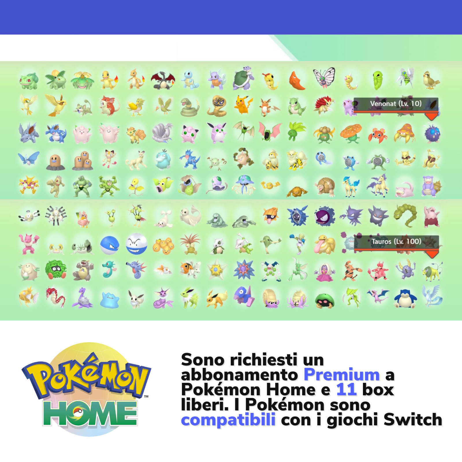 Pokemon HOME Blue Gold Legit 2000s Shiny Living Dex Pokedex Complete with Kanto