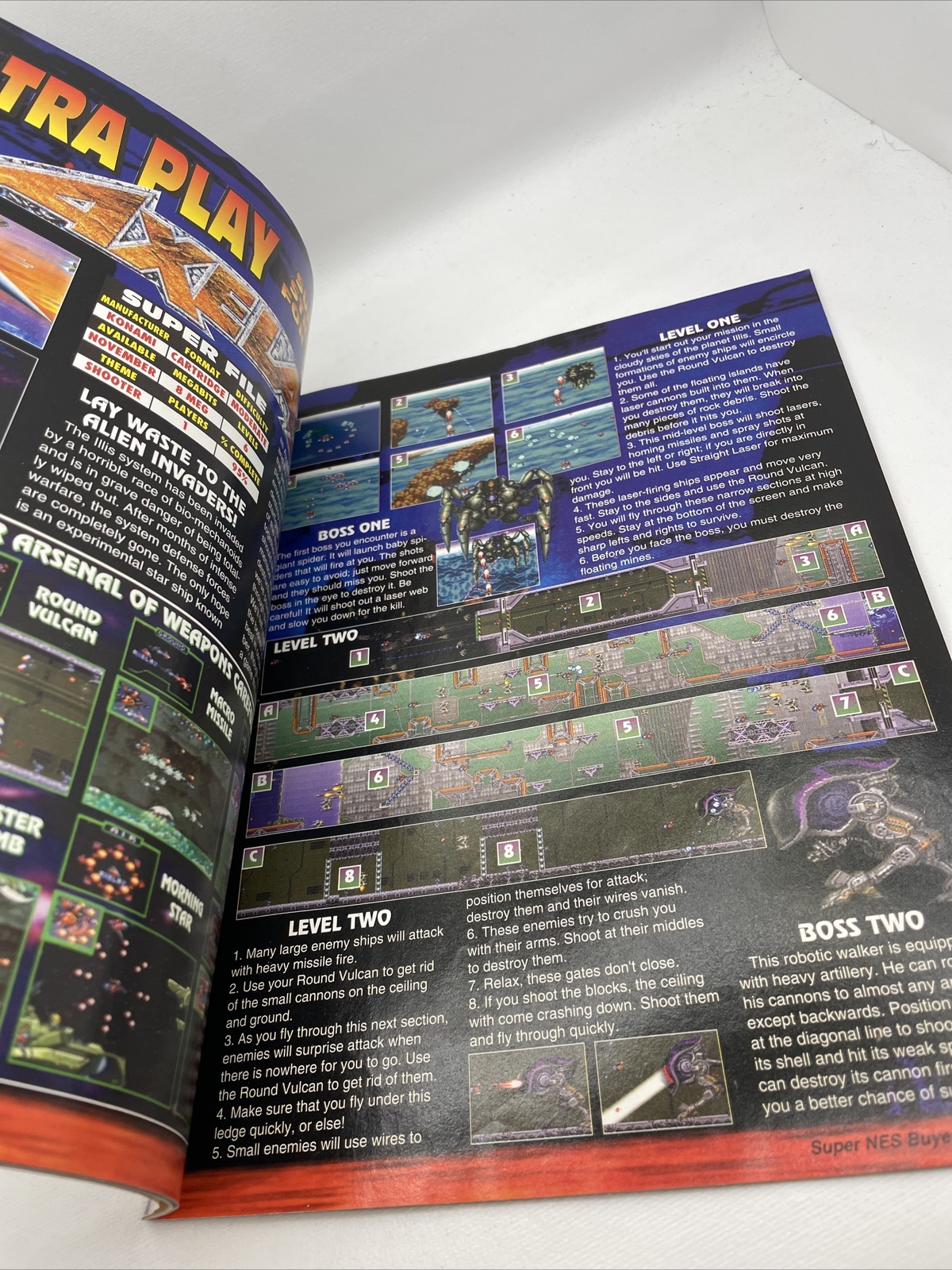 Super NES buyer’s guide 1992 Magazine Missing Cover And Back Cover