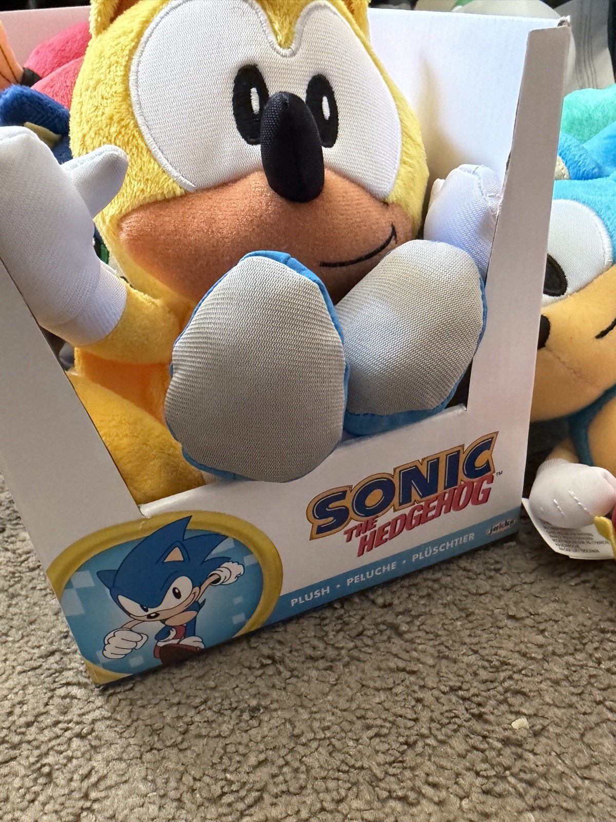 Jakks Pacific Sonic The Hedgehog Plush Lot knuckles, Sonic, Mighty and more