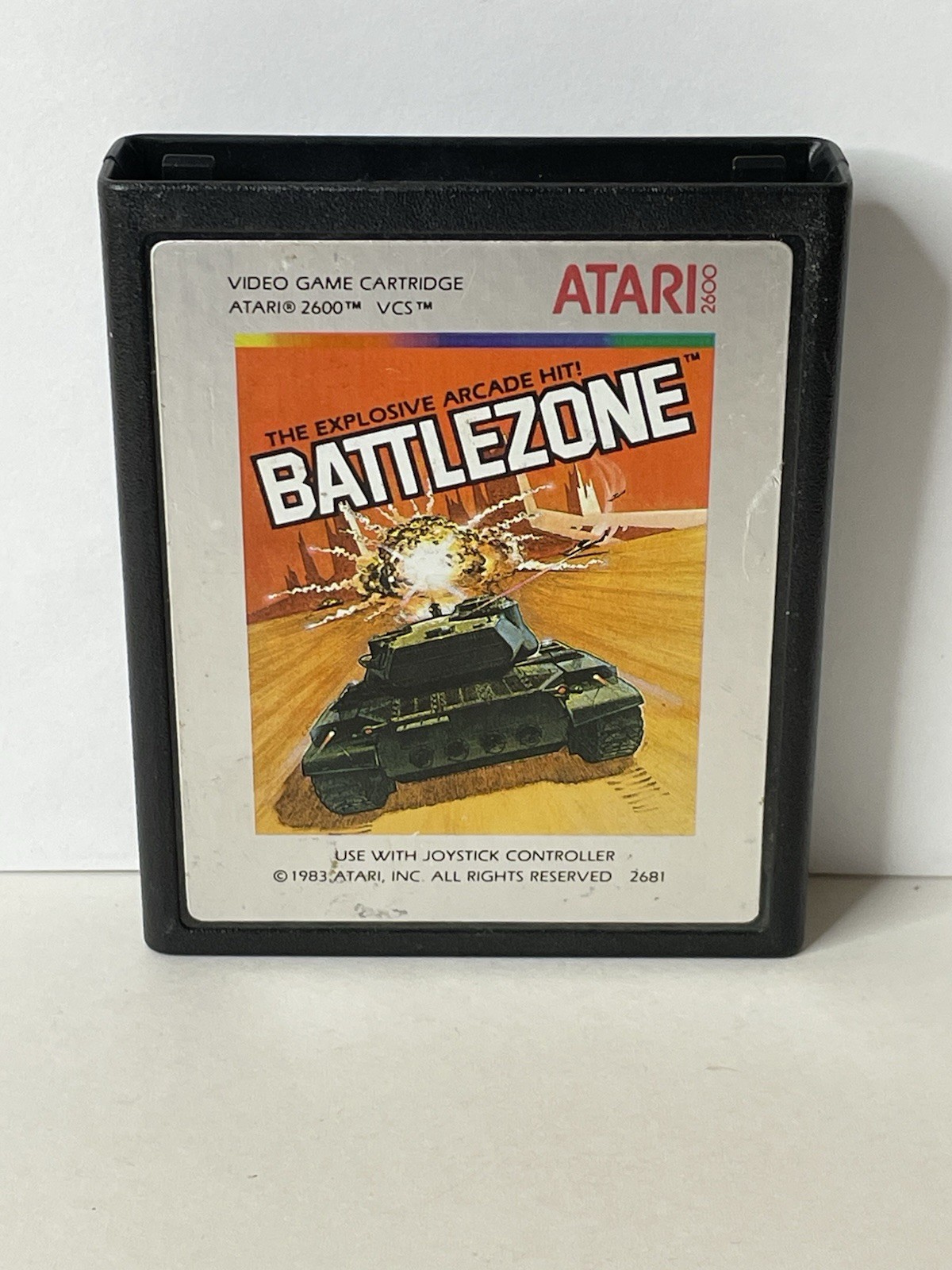 Battlezone (Atari 2600, 1983) Authentic Cartridge Only Cleaned Tested