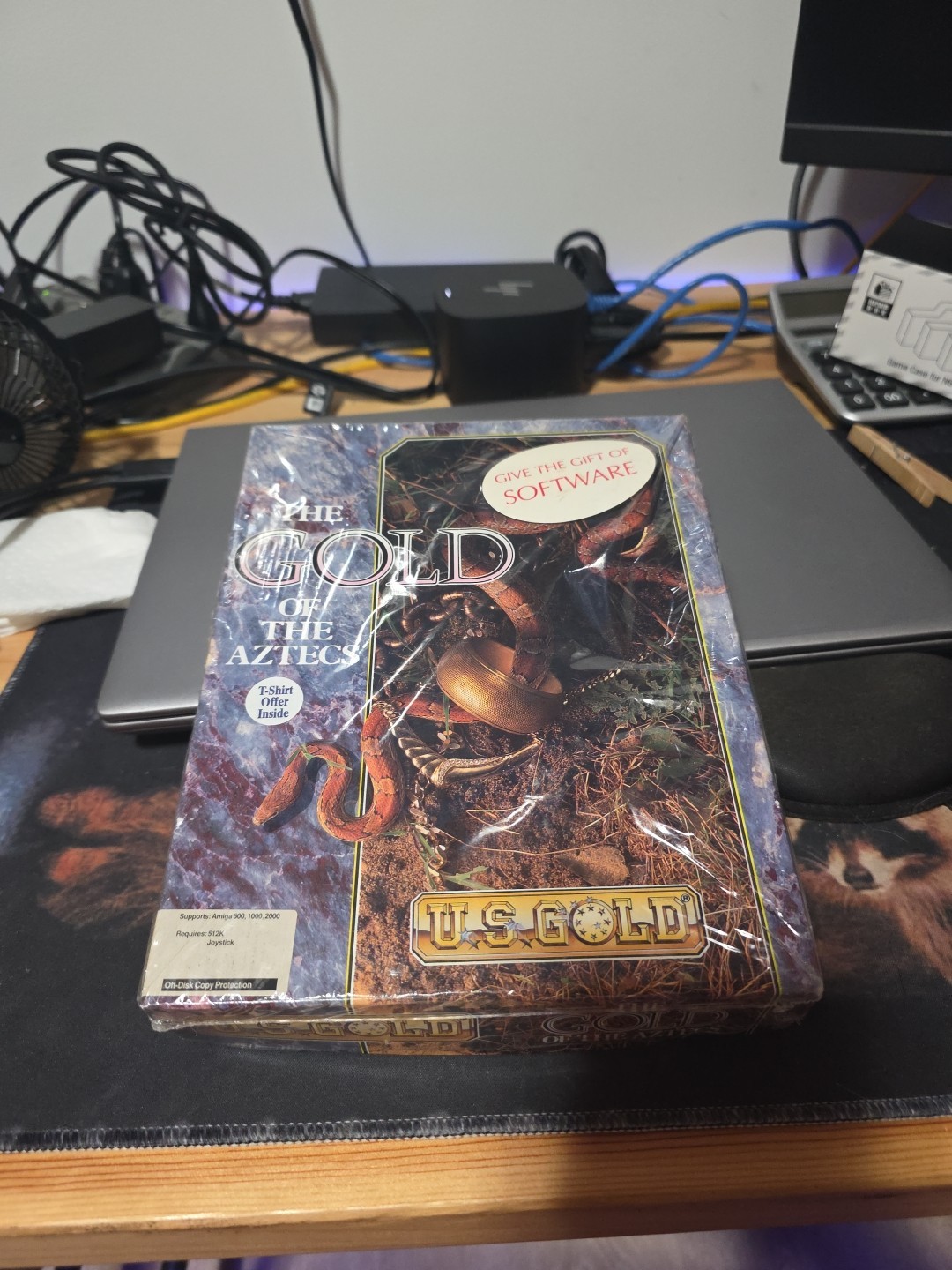 THE GOLD OF THE AZTECS GAME By US GOLD For Amiga 500 2000 CIB
