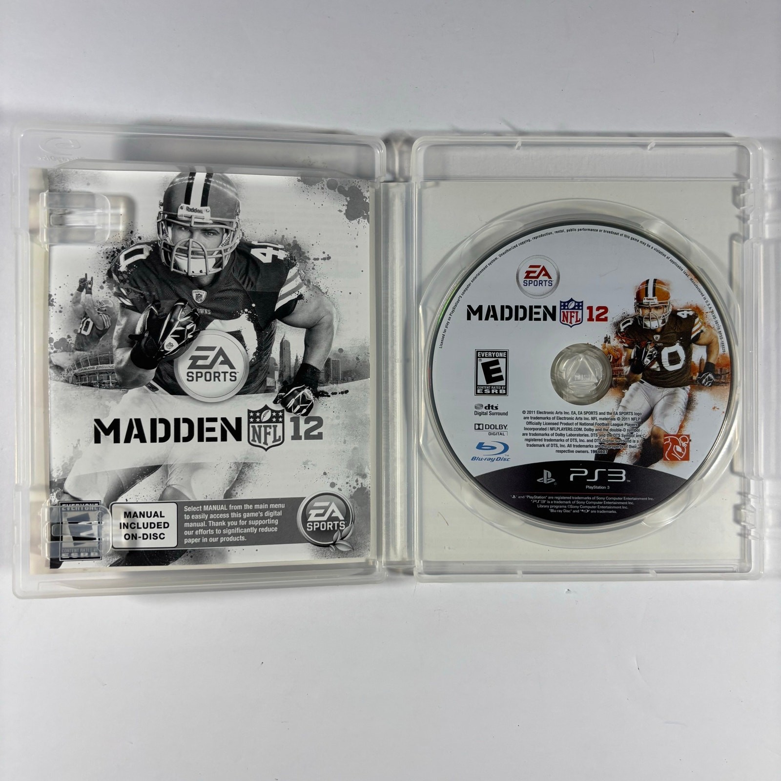 Madden NFL 12 PS3 Game Complete
