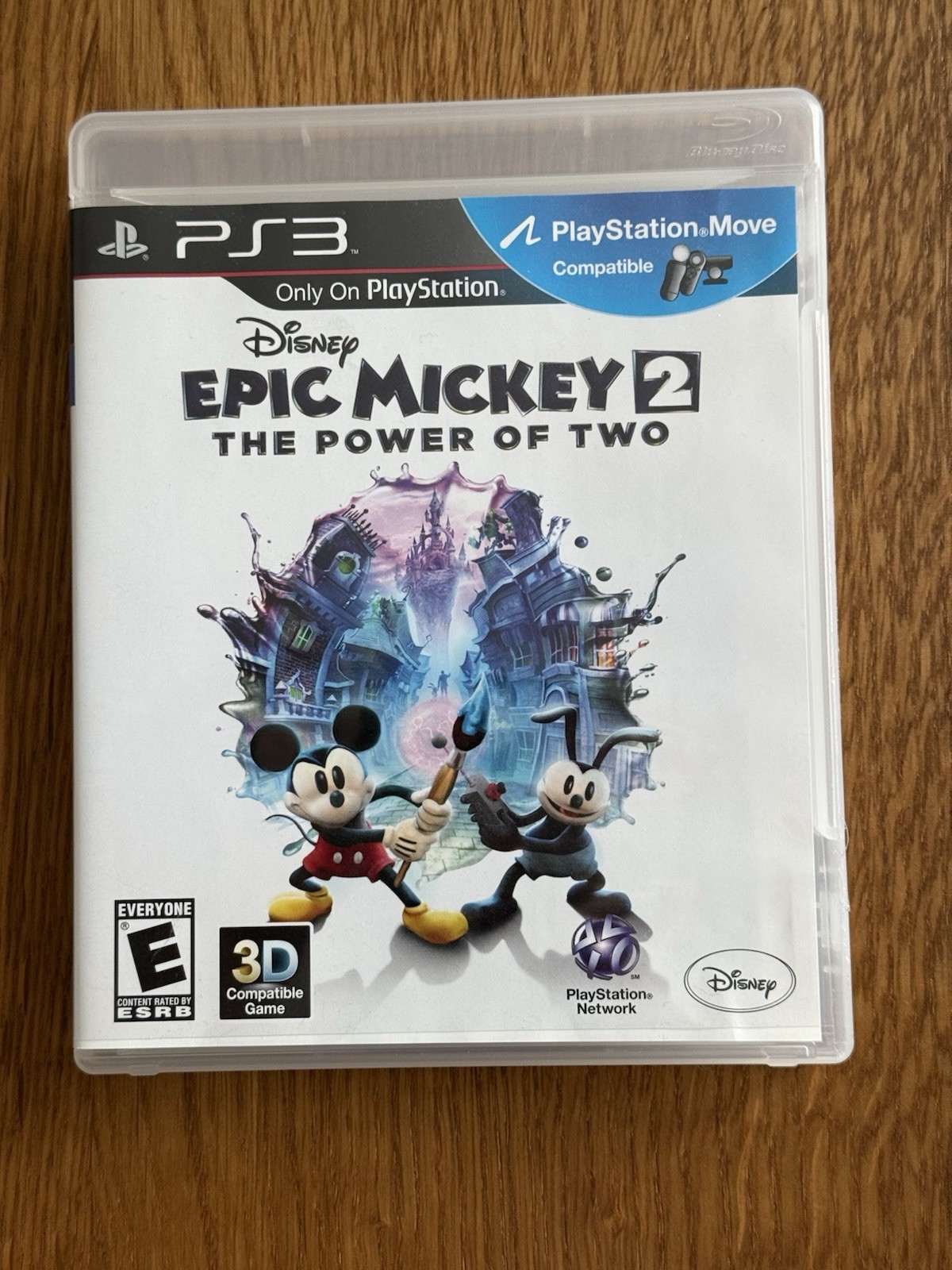 Disney Epic Mickey 2: Power of Two (Sony PlayStation 3, 2012) PS3 CIB Complete