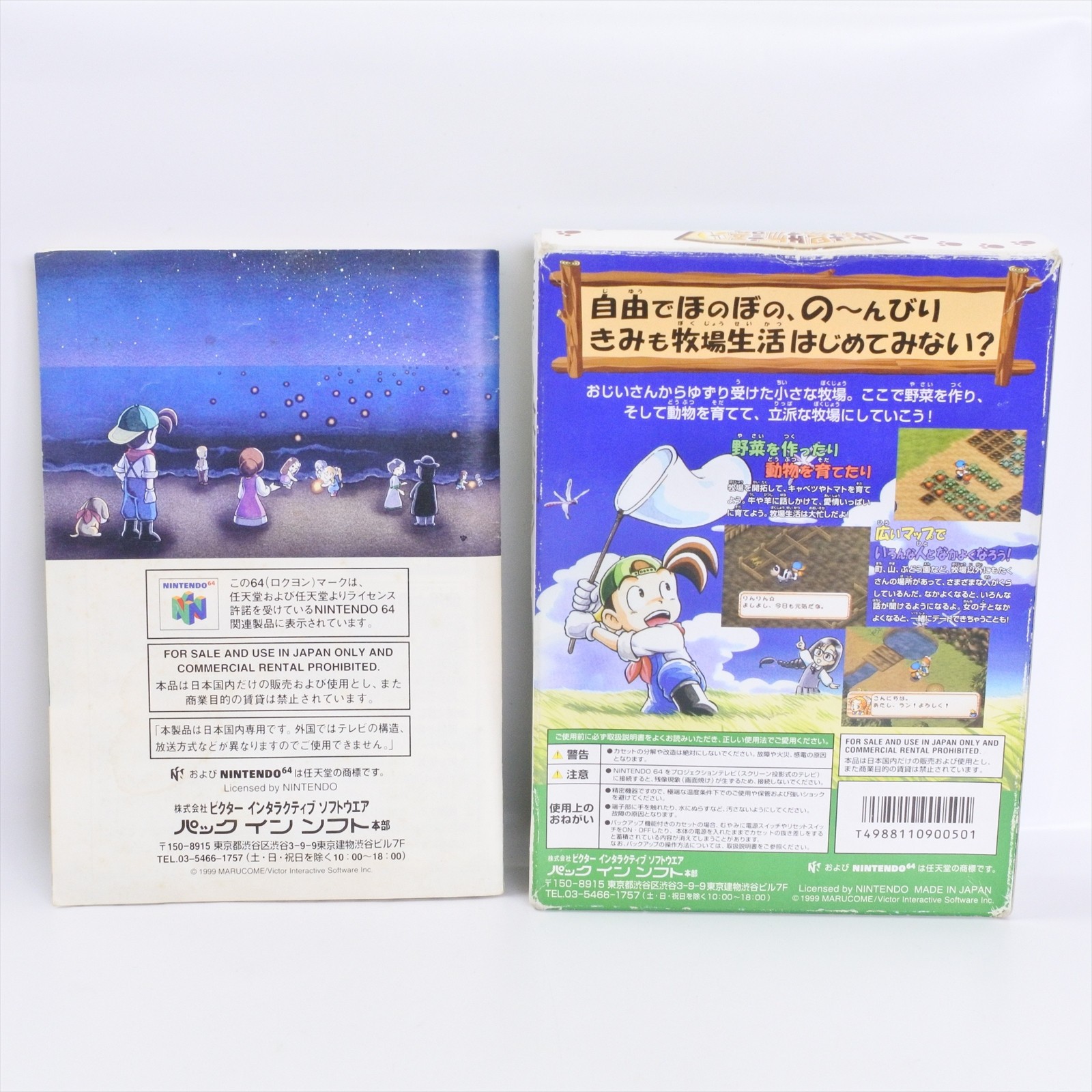 BOKUJO MONOGATARI 2 Harvest Moon Nintendo 64 3208 n6