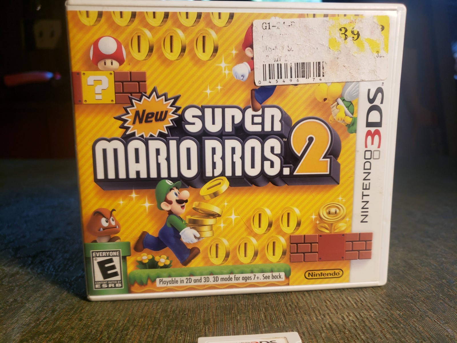 New Super Mario Bros 2 – Nintendo 3DS In Box Tested Free Shipping